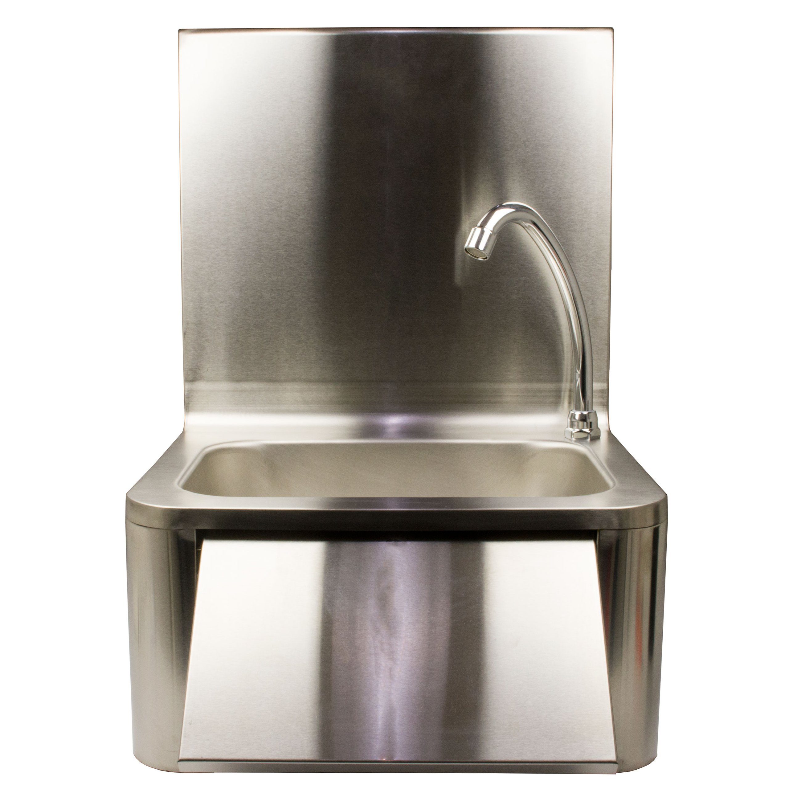 AcMax Einbauwaschbecken Handwaschbecken Edelstahl Waschbecken Gastro Hygienebecken