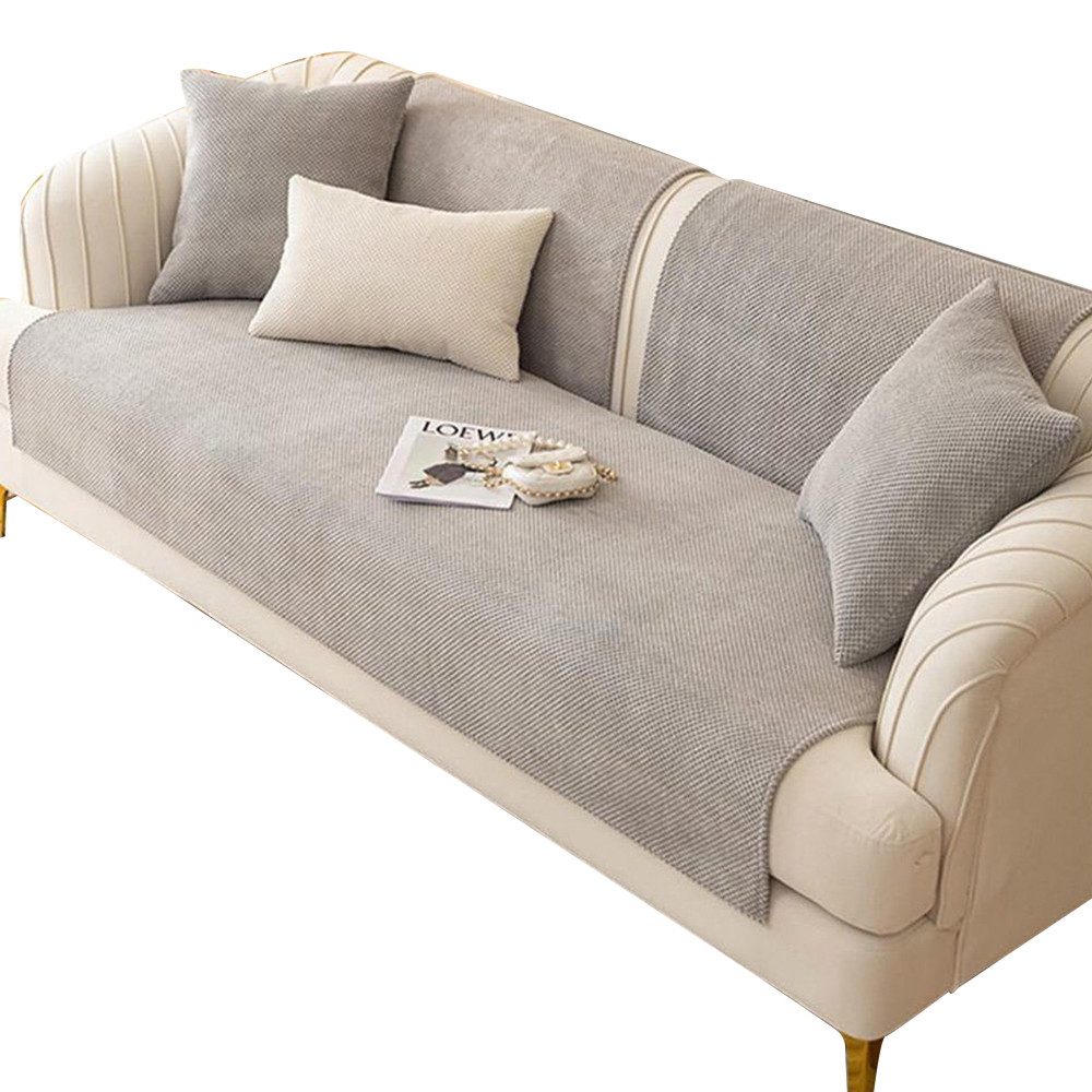 Minicloss Sofaschoner modernes Sofabezugs, sofaschutz 2 3 4-Seater L Shape, rutschfeste Sofaschoner