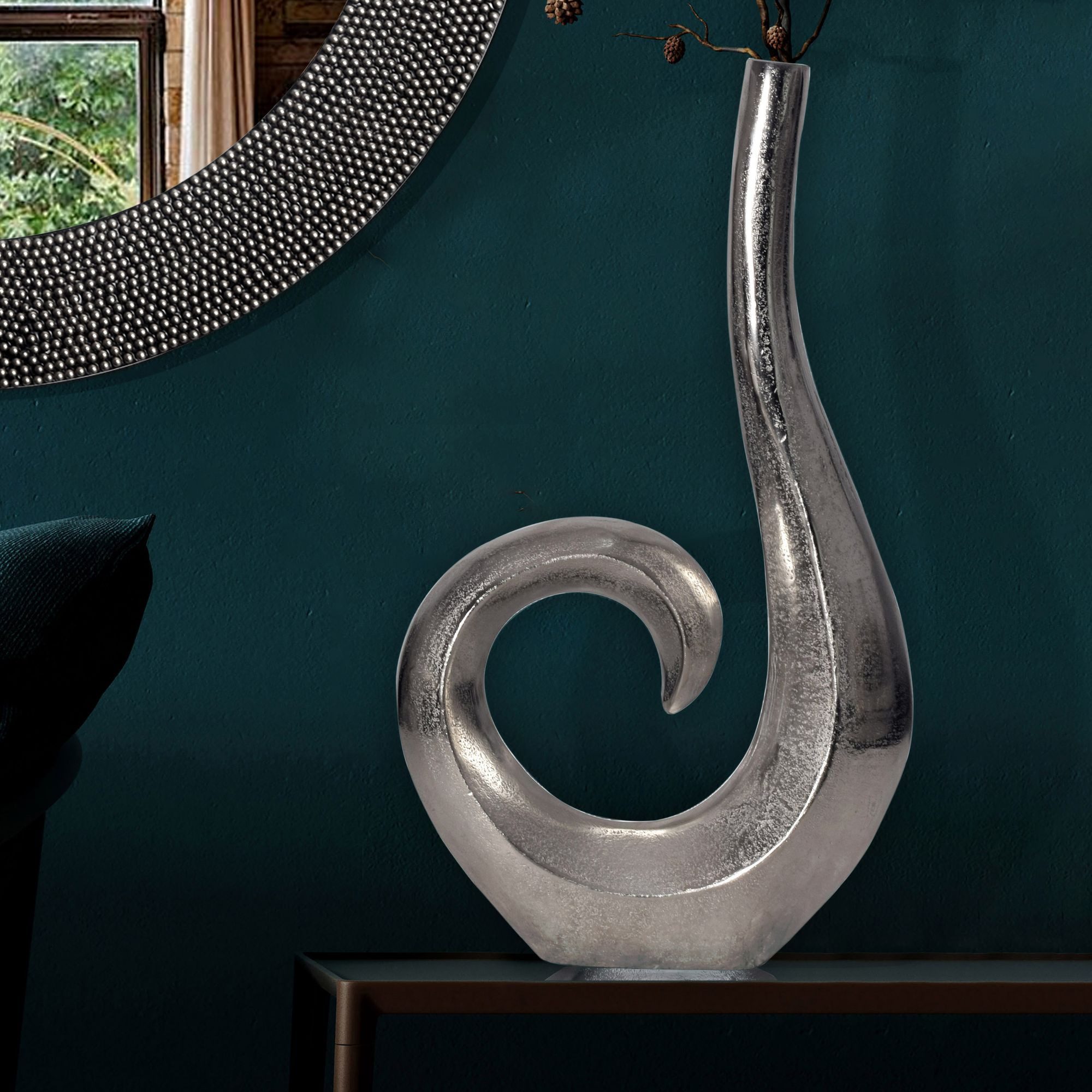 FINEBUY Tischvase FB65129 (Dekovase 47 cm günstig online kaufen