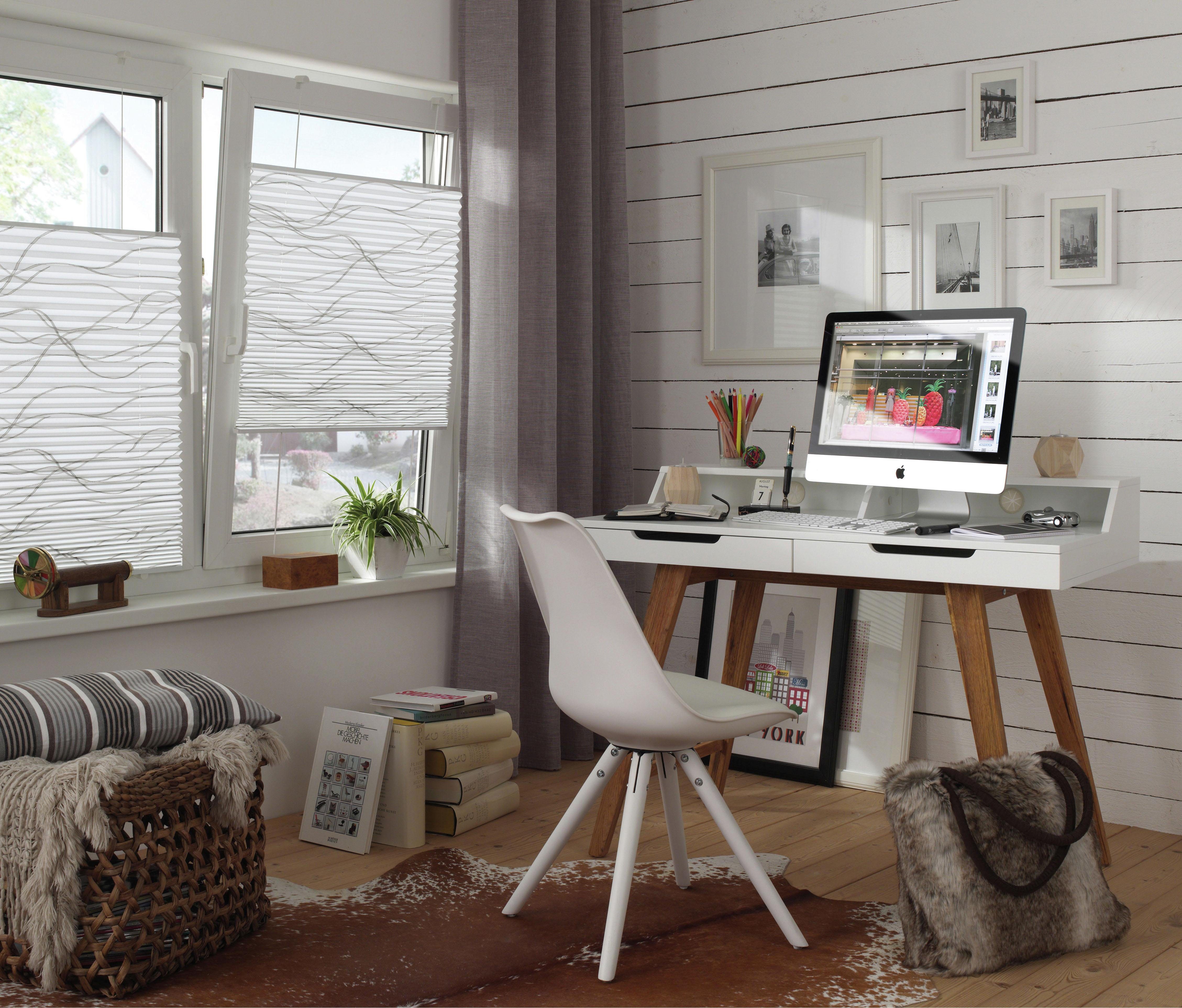 GARDINIA Plissee EASYFIX Katy Wave mit 2 Bedienschienen, Lichtschutz, ohne günstig online kaufen