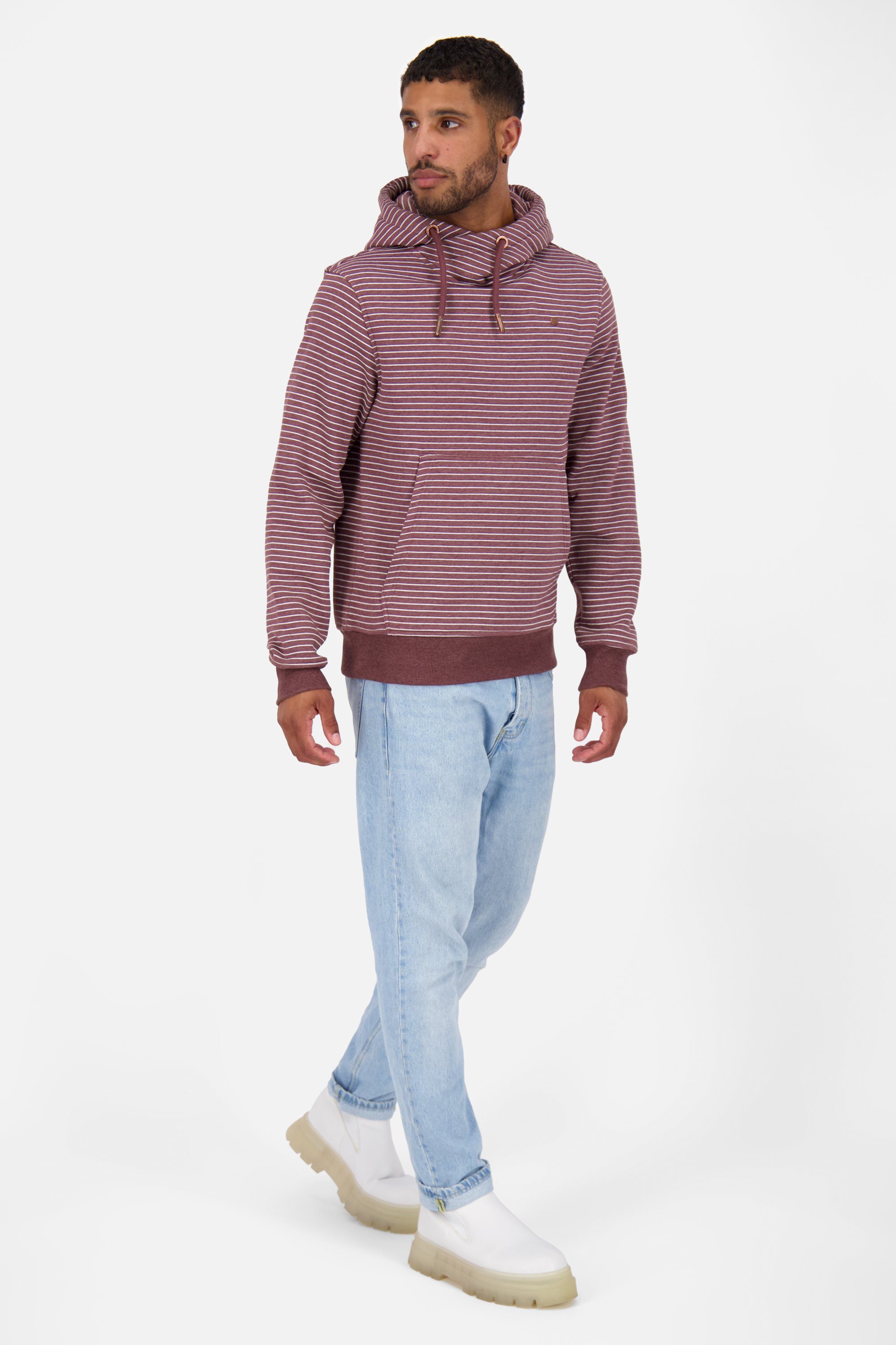 Z melange & Pullover Kickin Herren Hoodie cherry Kapuzensweatshirt, Kapuzensweatshirt JohnsonAK Alife dark