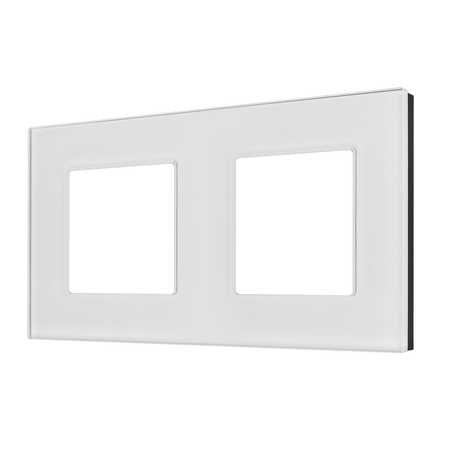 Maclean Steckdose, Modulare Unterputz-Steckdosen [Schuko/USB/LAN/HDMI/TV ] + Glasrahmen