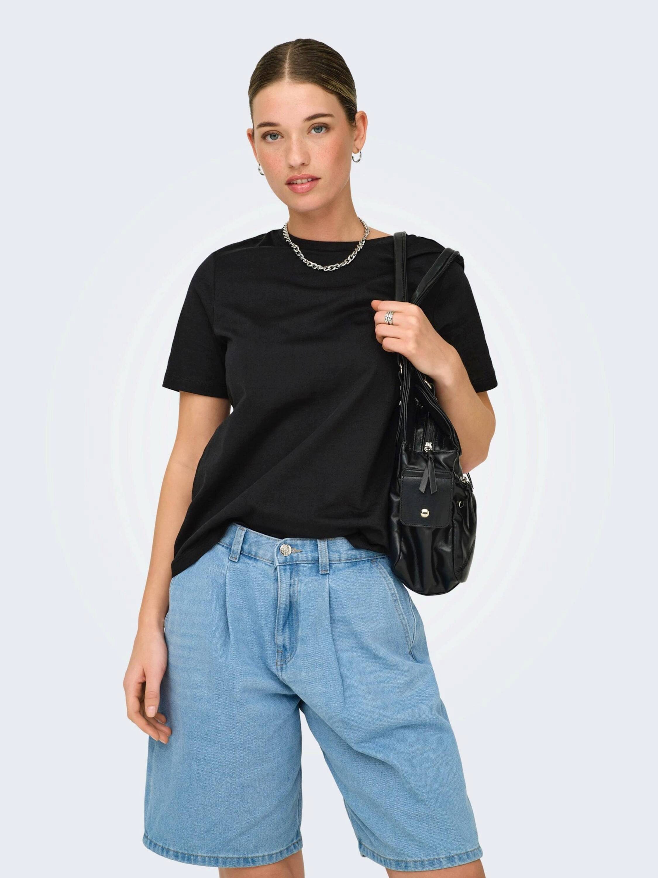 ONLY T-Shirt ONLFreja (1-tlg) Plain/ohne Details