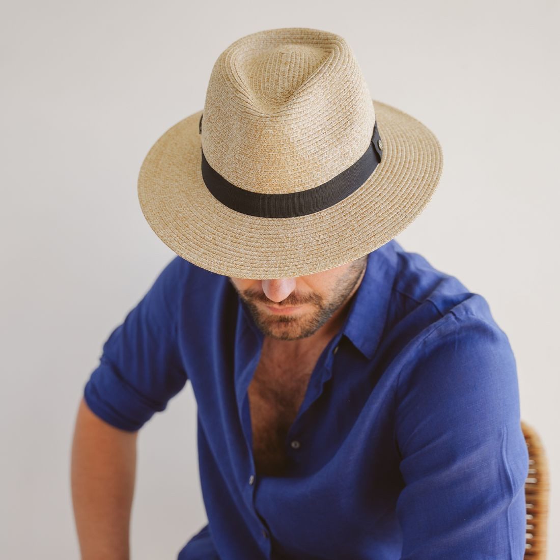 House of Ord Strohhut Pana-Mate Fedora FBD459