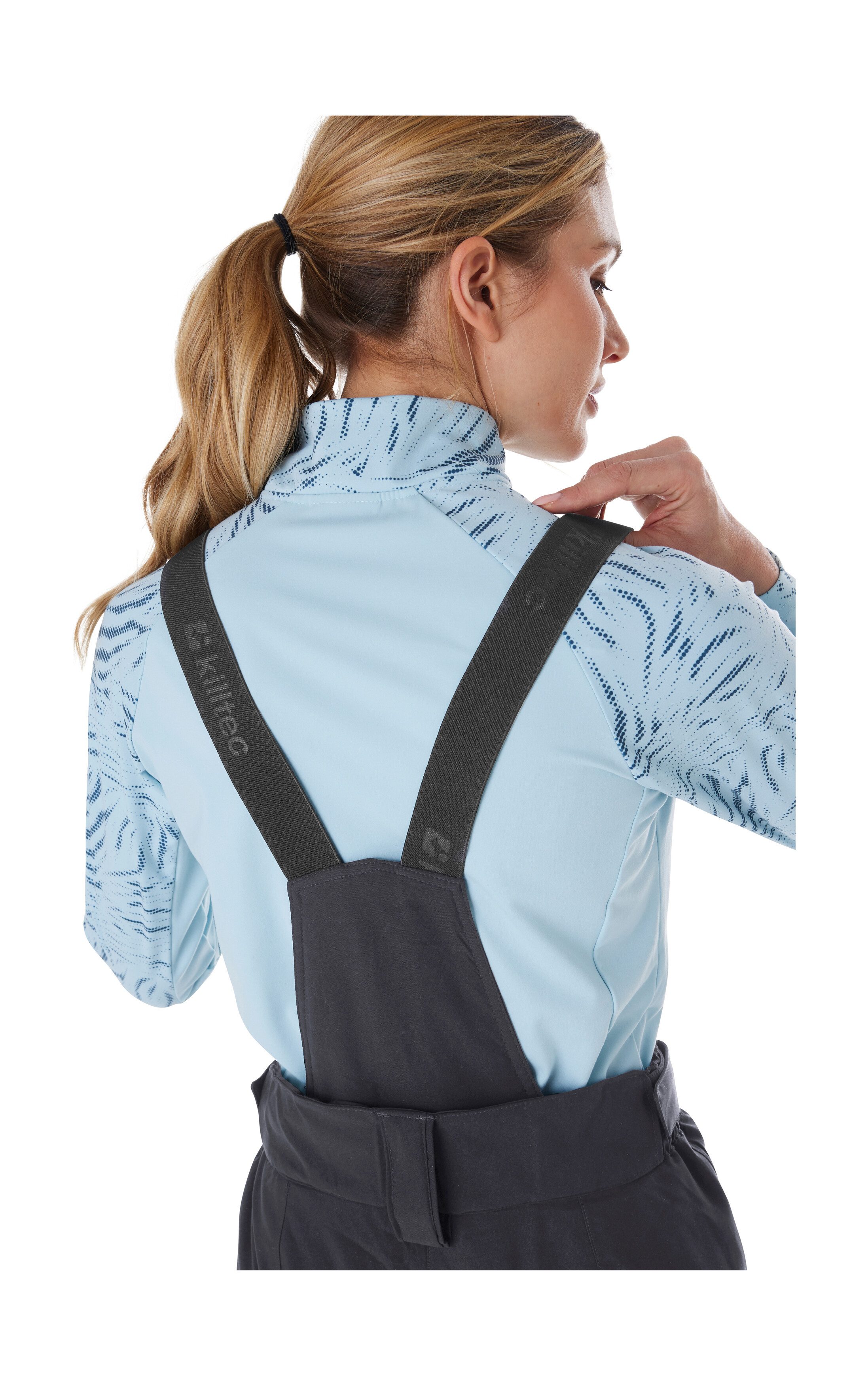 Killtec Skihose KSW 249 WMN SKI PNTS Wasser- und winddicht, abnehmbare Träger, verstellbare Taille