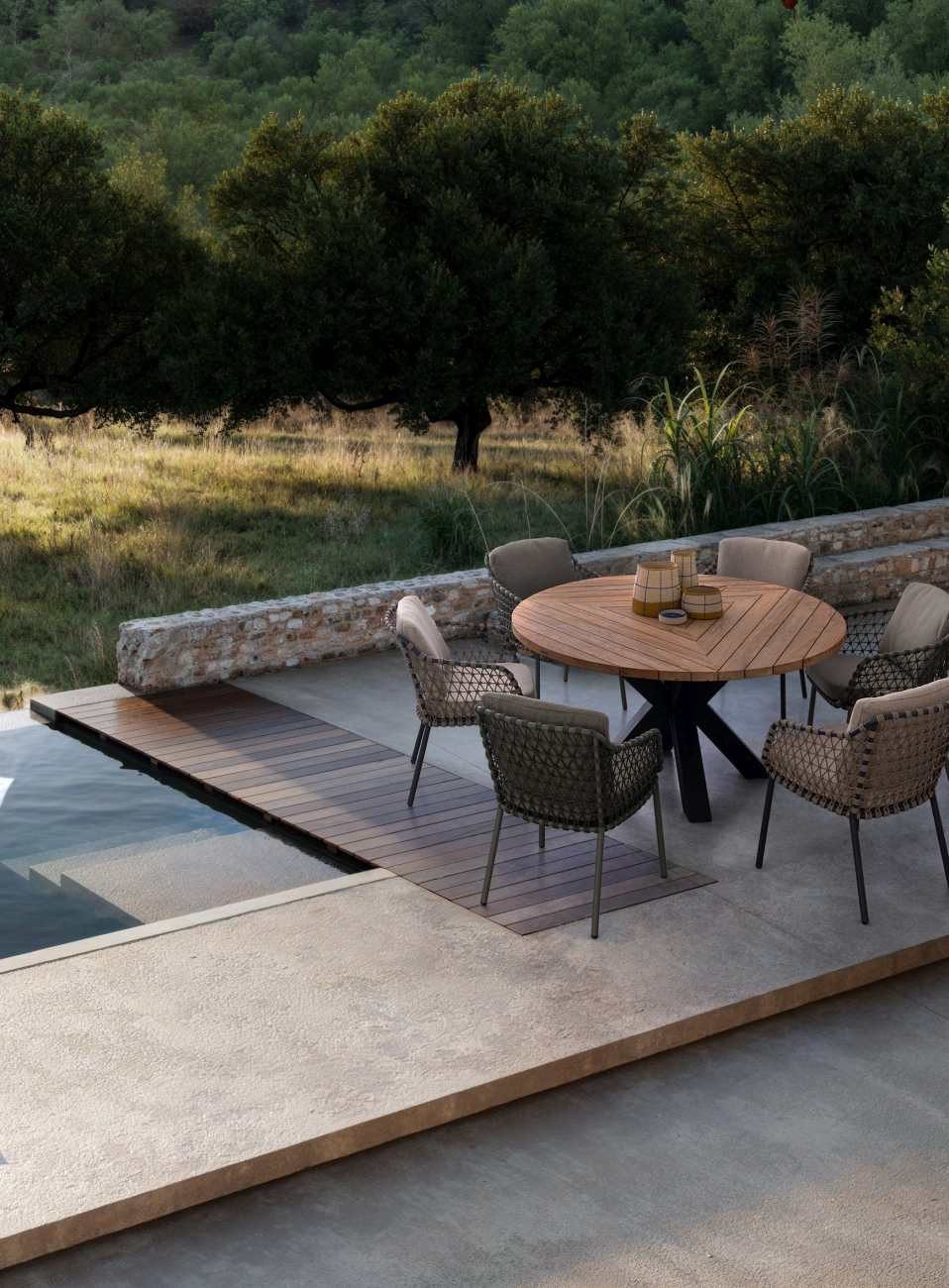 Feeling4Home Gartenstuhl Ivissa aus Metall, Grün