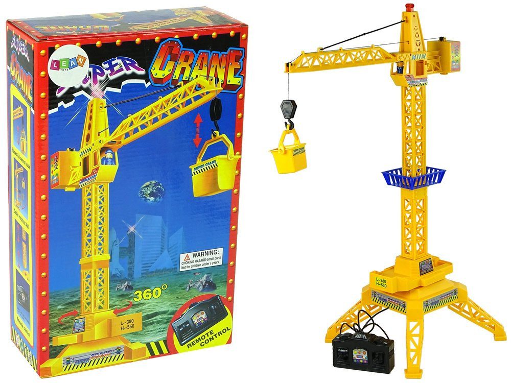 Wisam RC-Auto Batteriebetriebener ferngesteuerter Kran mit beweglichem Arm