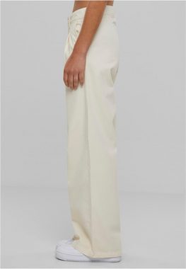 URBAN CLASSICS Stoffhose Ladies Organic Pleated Cotton Pants