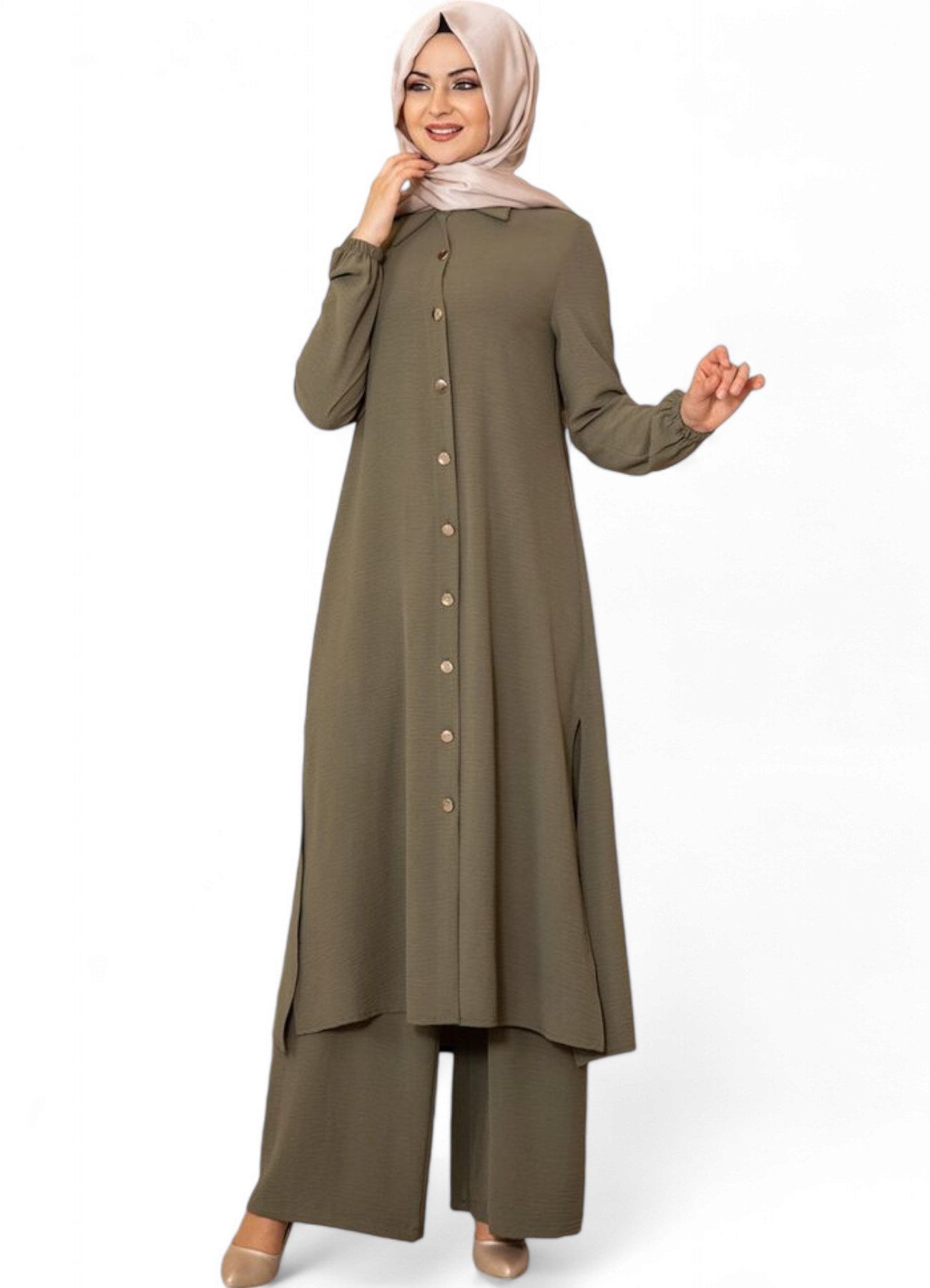 fashionshowcase Longtunika Damen Kleid Kleid mit günstig online kaufen