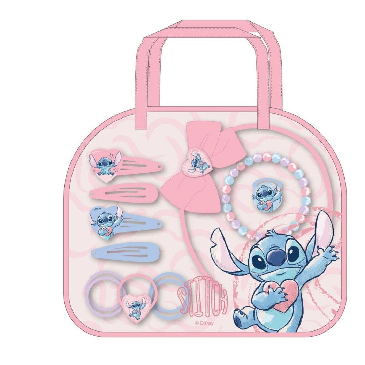 Cerda Beautycase Lilo & Stitch Beauty-Set – Styling-Accessoires für Kinder (10-tlg)