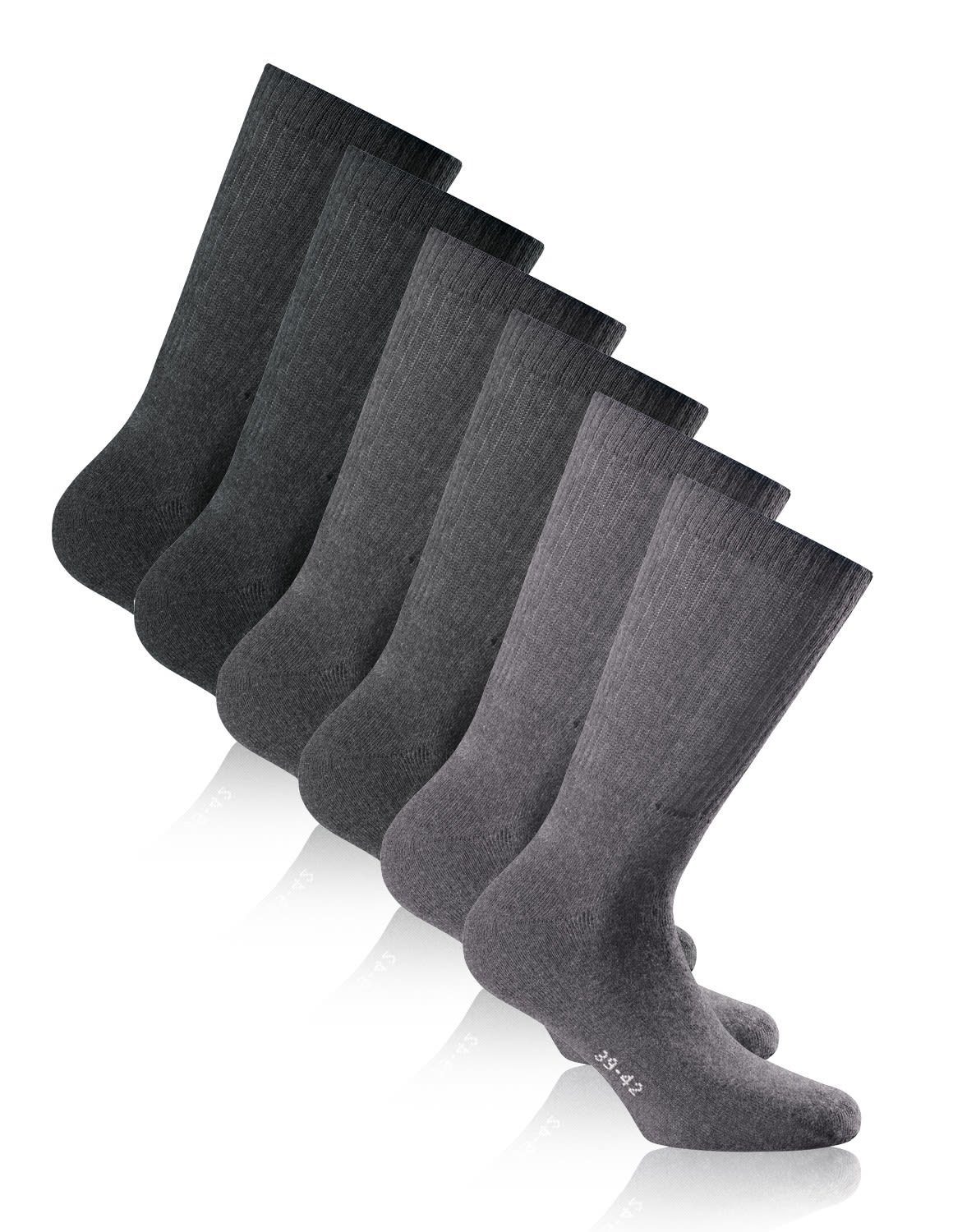 Rohner Socks Thermosocken Rohner Sport 3-pack Kompressionssocken Grey
