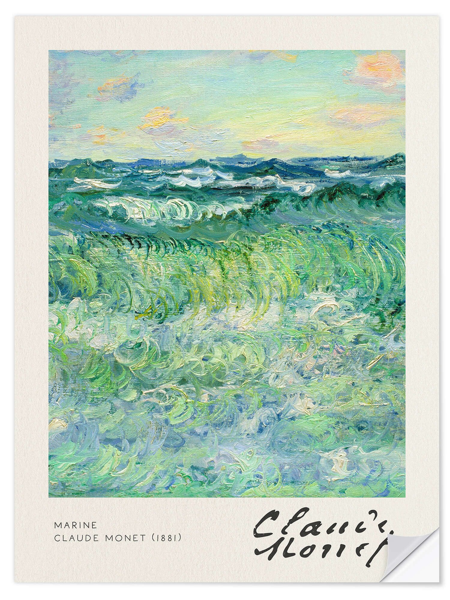 Wandfolie Claude Monet