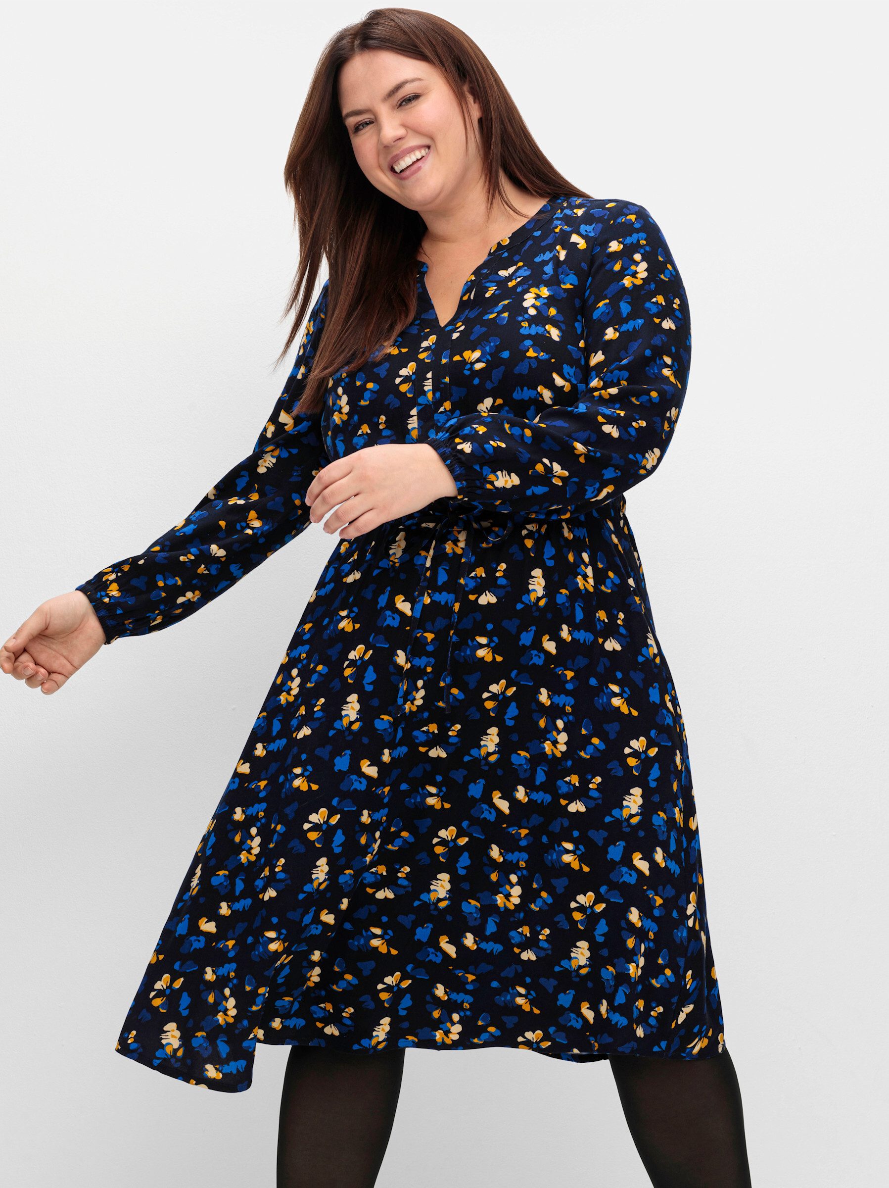 Sheego Etuikleid Druckkleid . günstig online kaufen