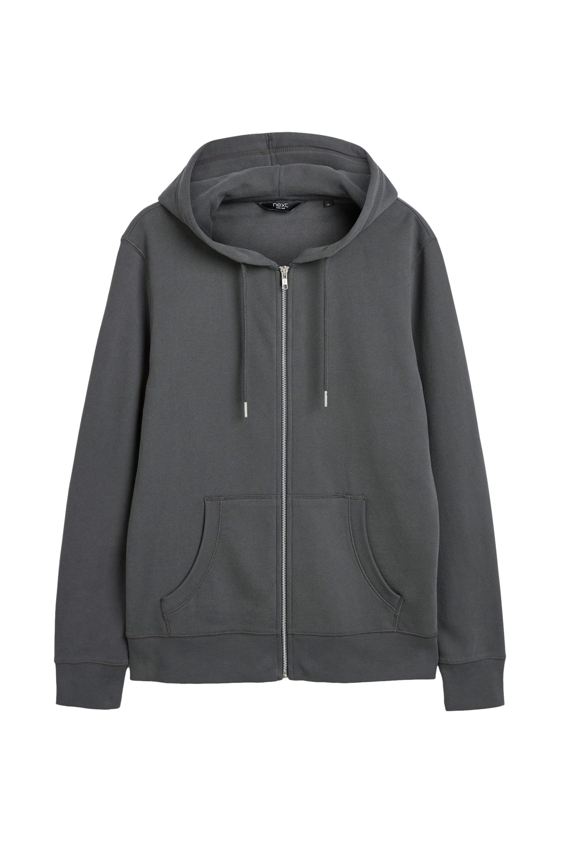 Grey (1-tlg) Kapuzenjacke Charcoal Kapuzensweatjacke Next