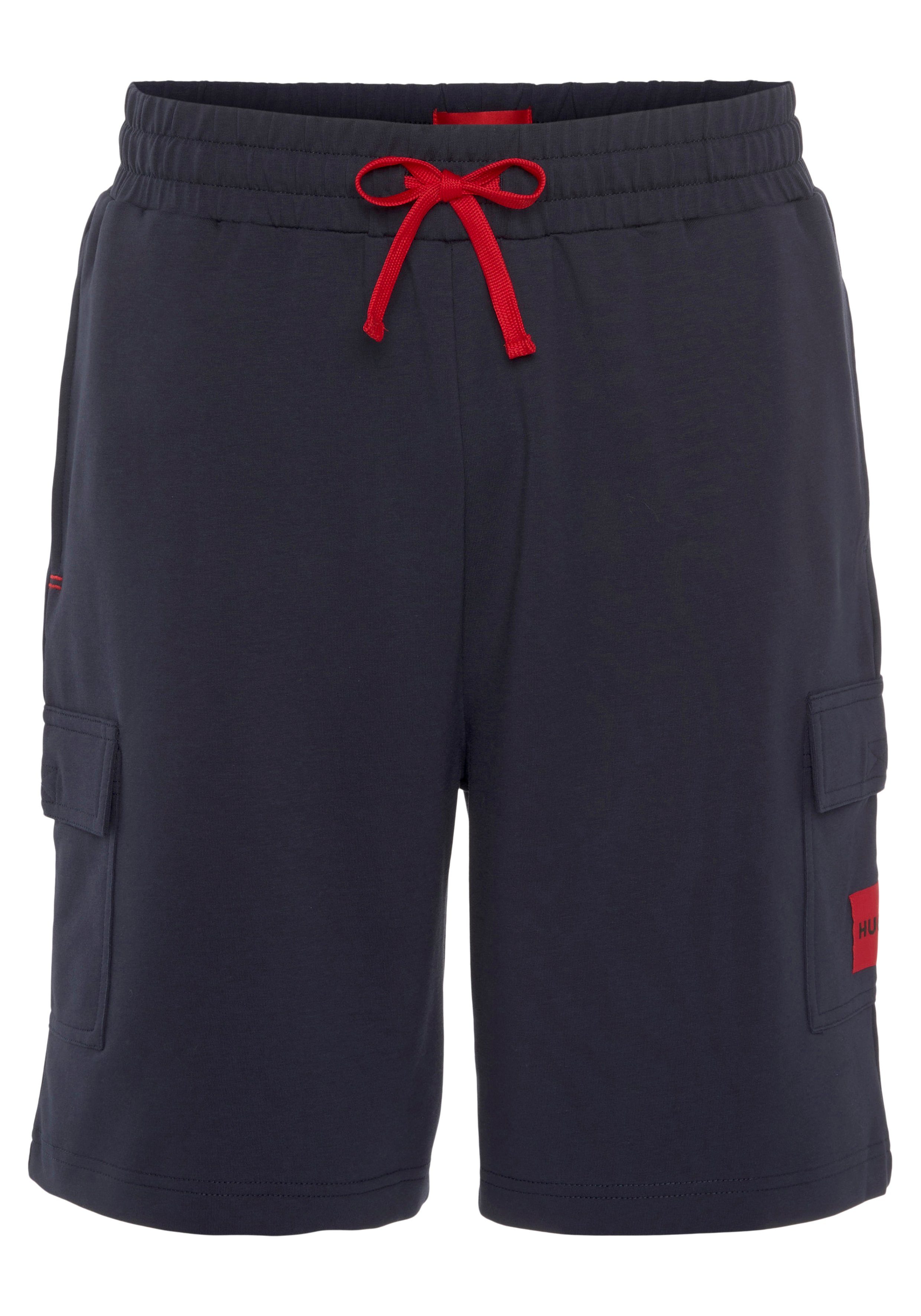 Reverse HUGO Sweatshorts mit Cargotaschen Shorts