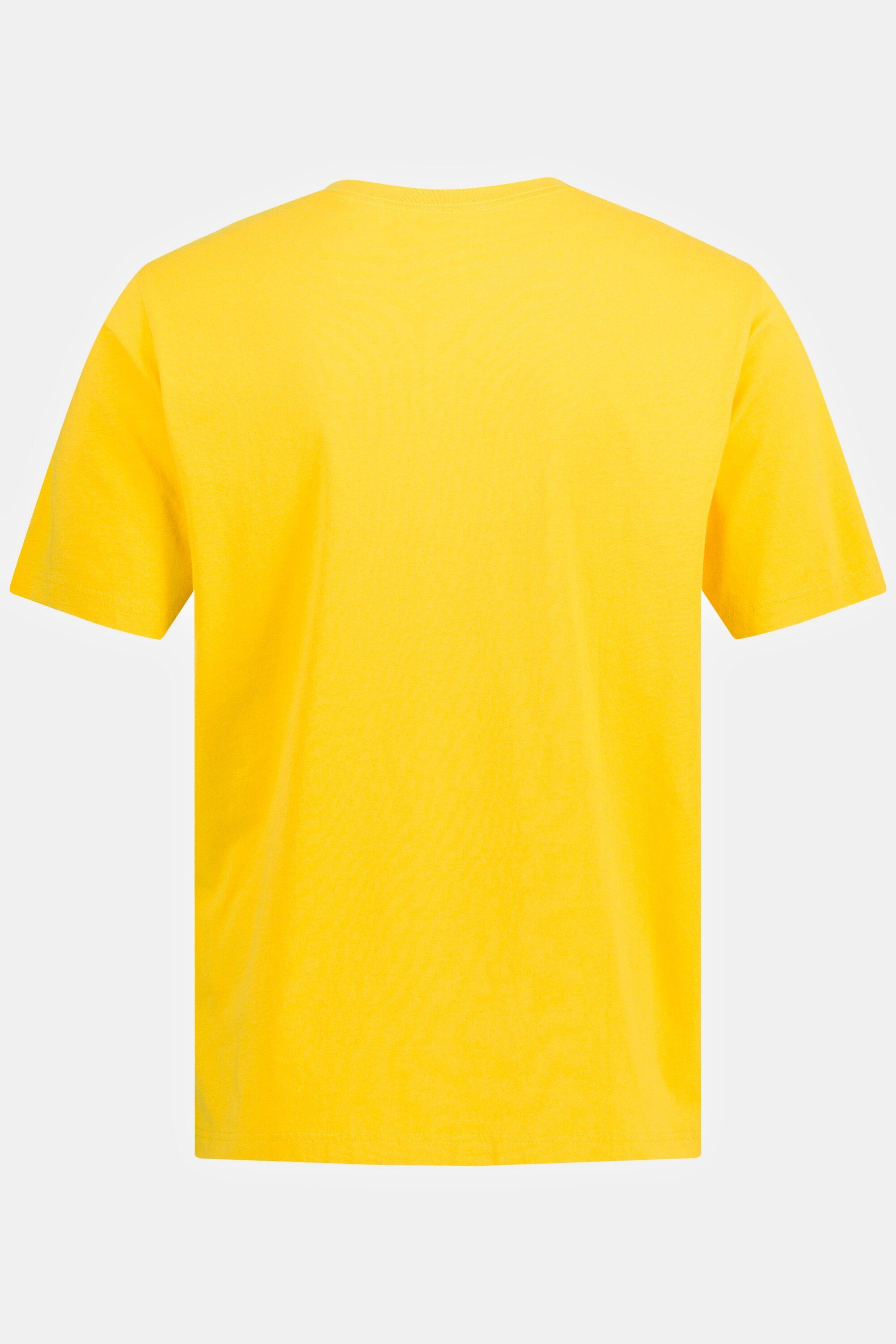V-Ausschnitt gelb 8XL Basic T-Shirt bis T-Shirt JP1880