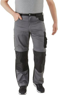 Northern Country Arbeitshose »Worker« (verstärkter Kniebereich, Beinverlängerung möglich, 8 Taschen) mit Zipp-off Funktion: Shorts und lange Arbeitshose in einem