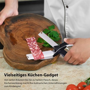 RefinedFlare Multikocher 2-in-1-Multifunktions-Küchenwerkzeug, Grill-Steak-Schneideschere