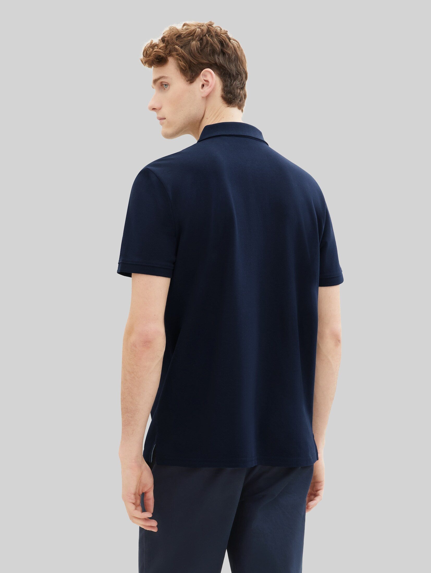 TOM TAILOR Poloshirt Poloshirts (im Einserpack) Piqué Poloshirt aus Baumwolle