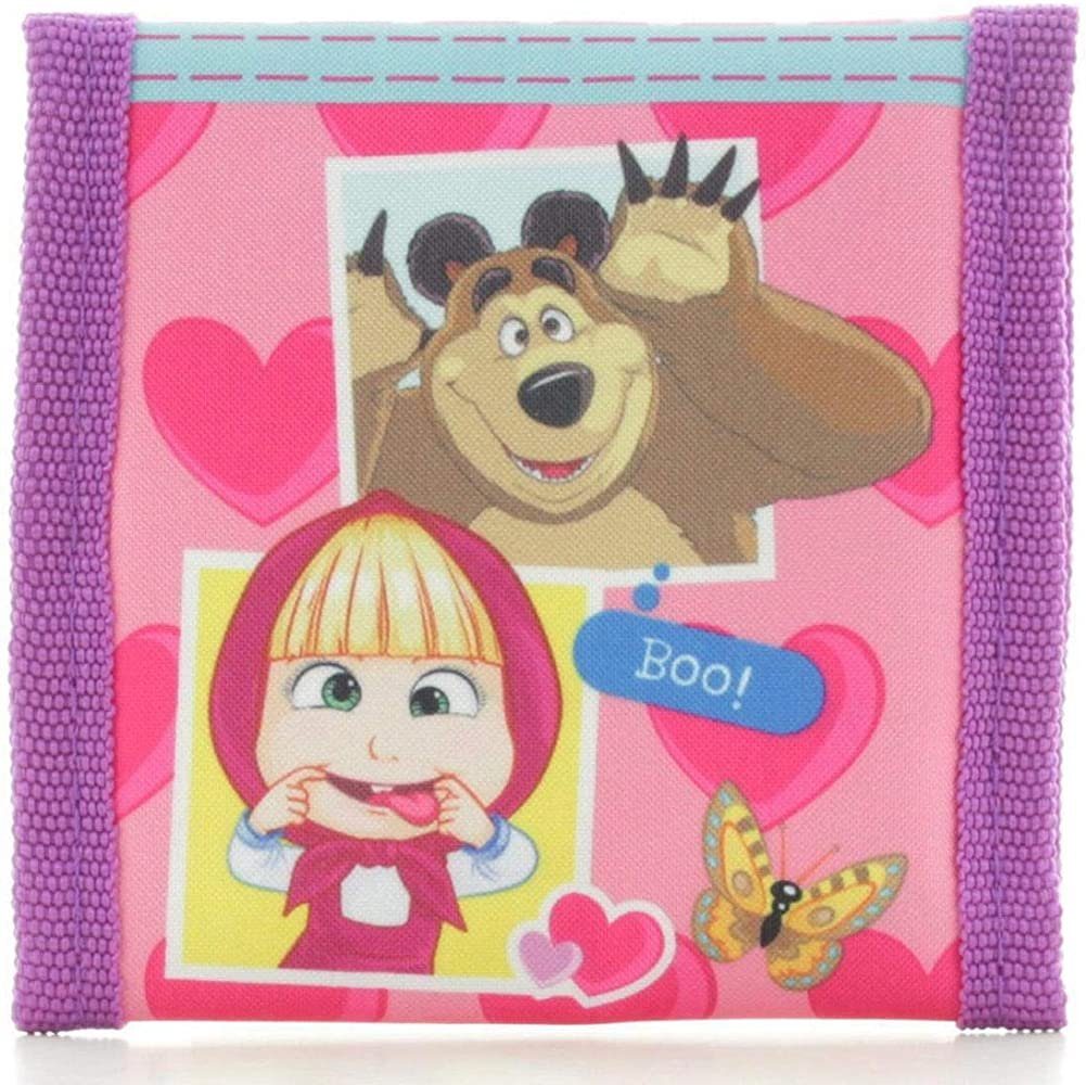 Masha and the bear Geldbörse Masha und der Bär Mädchen Portmonee Kinder Geldbörse