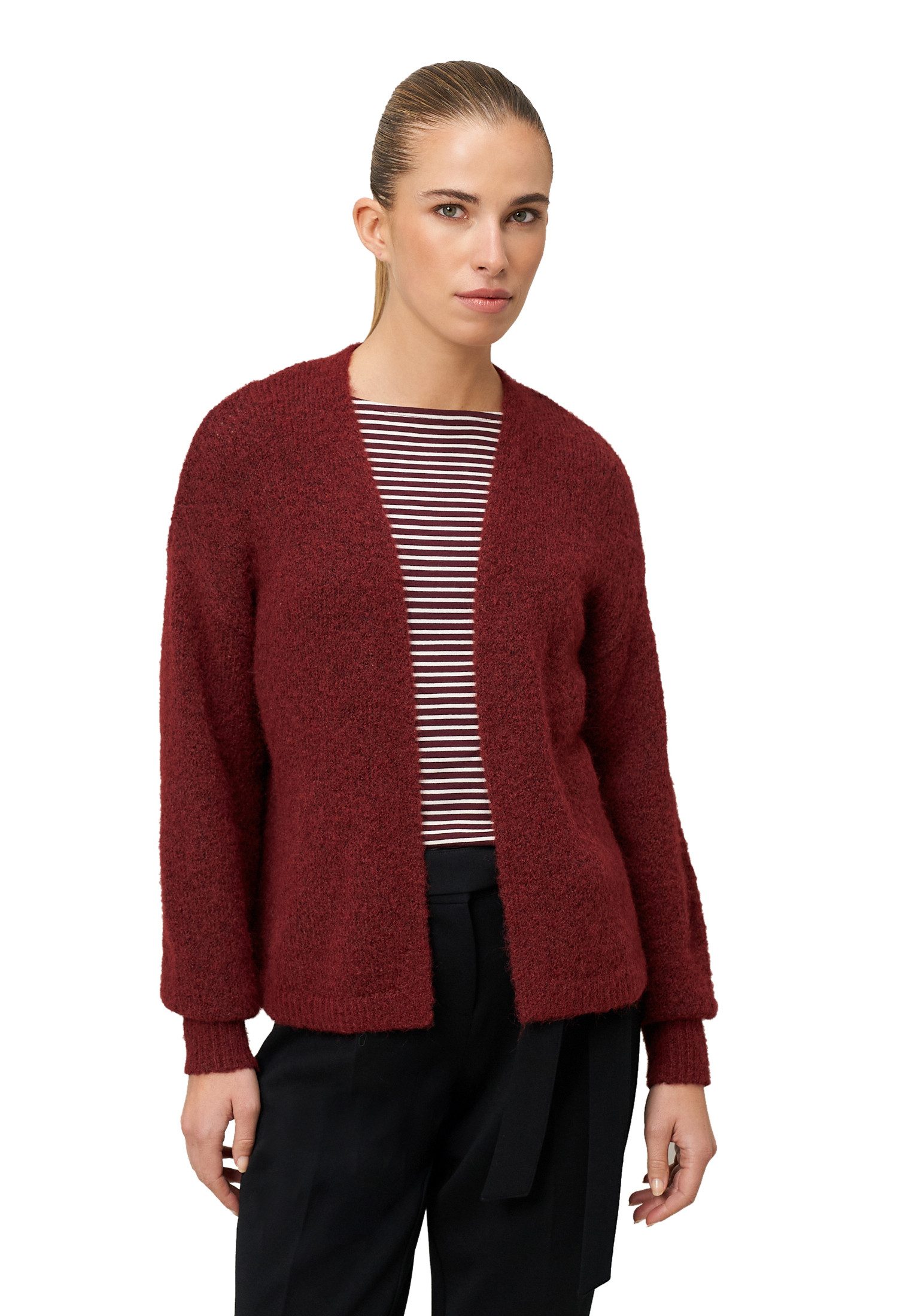Zero Strickjacke Damen offener Style (1-tlg)