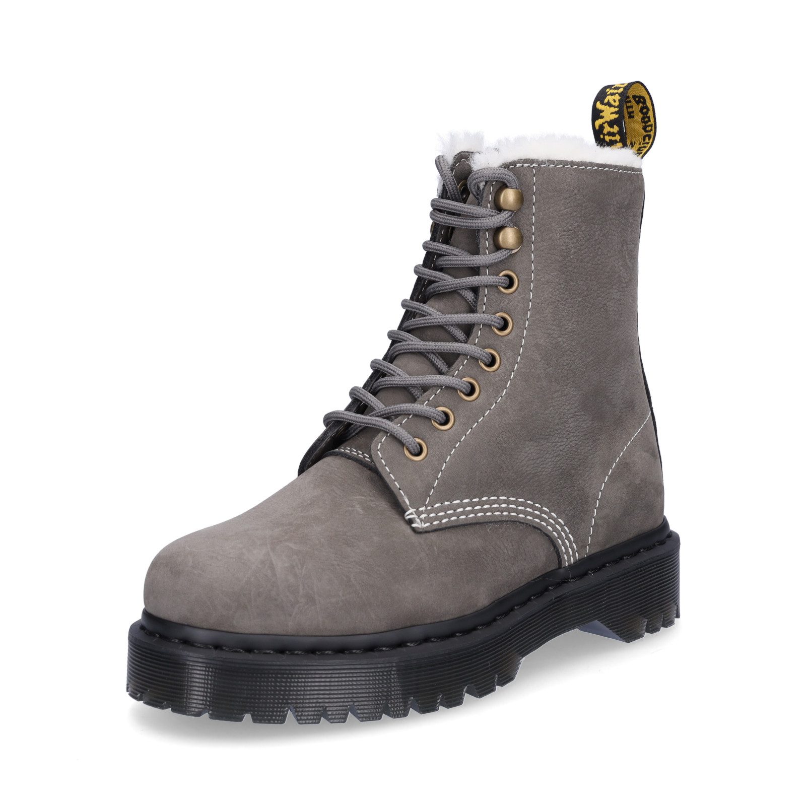 DR. MARTENS Dr. Martens Damen Schnürboot grau Schnürboots günstig online kaufen