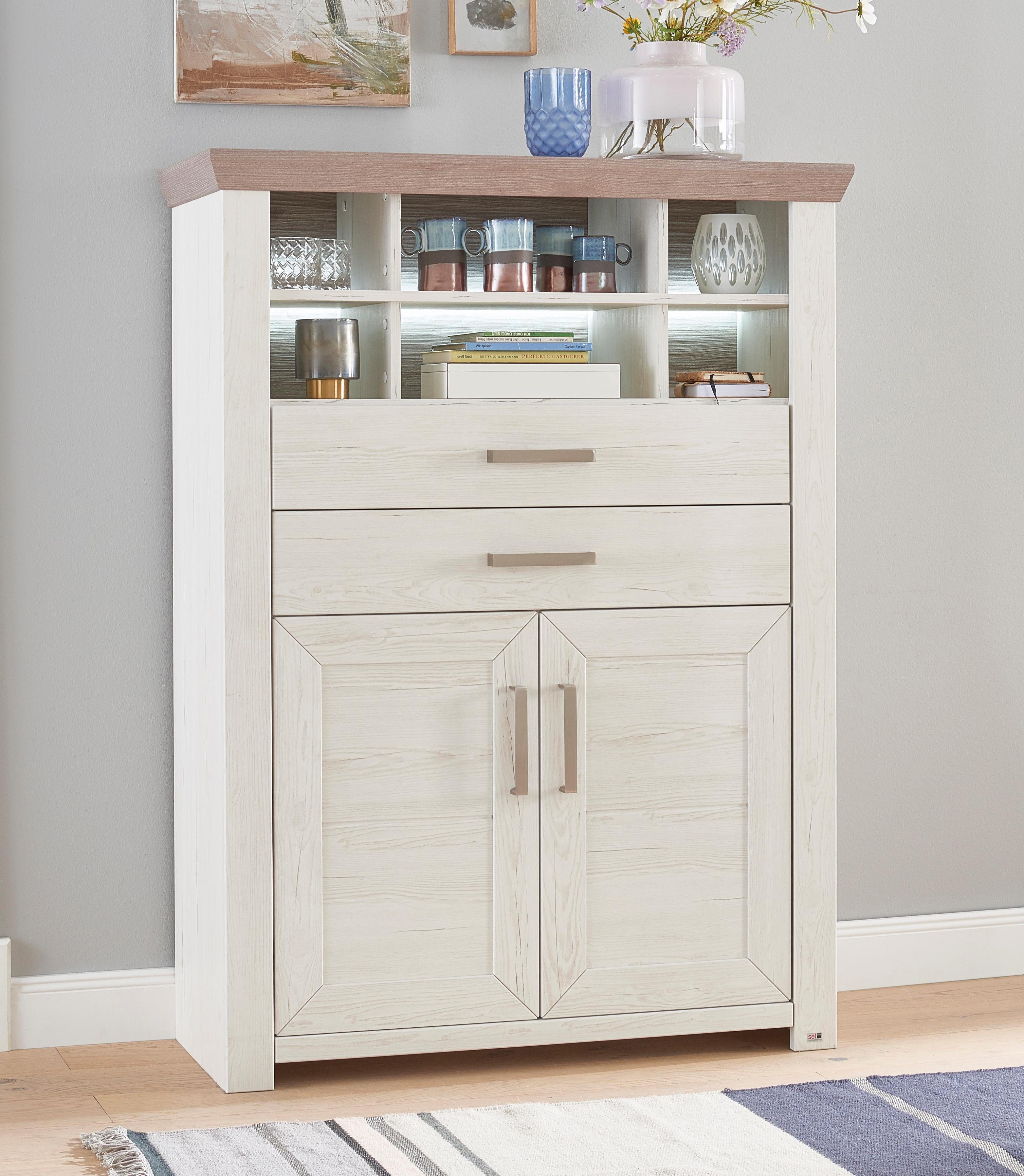 set one by Musterring Highboard york, Typ 16, Breite 105 cm