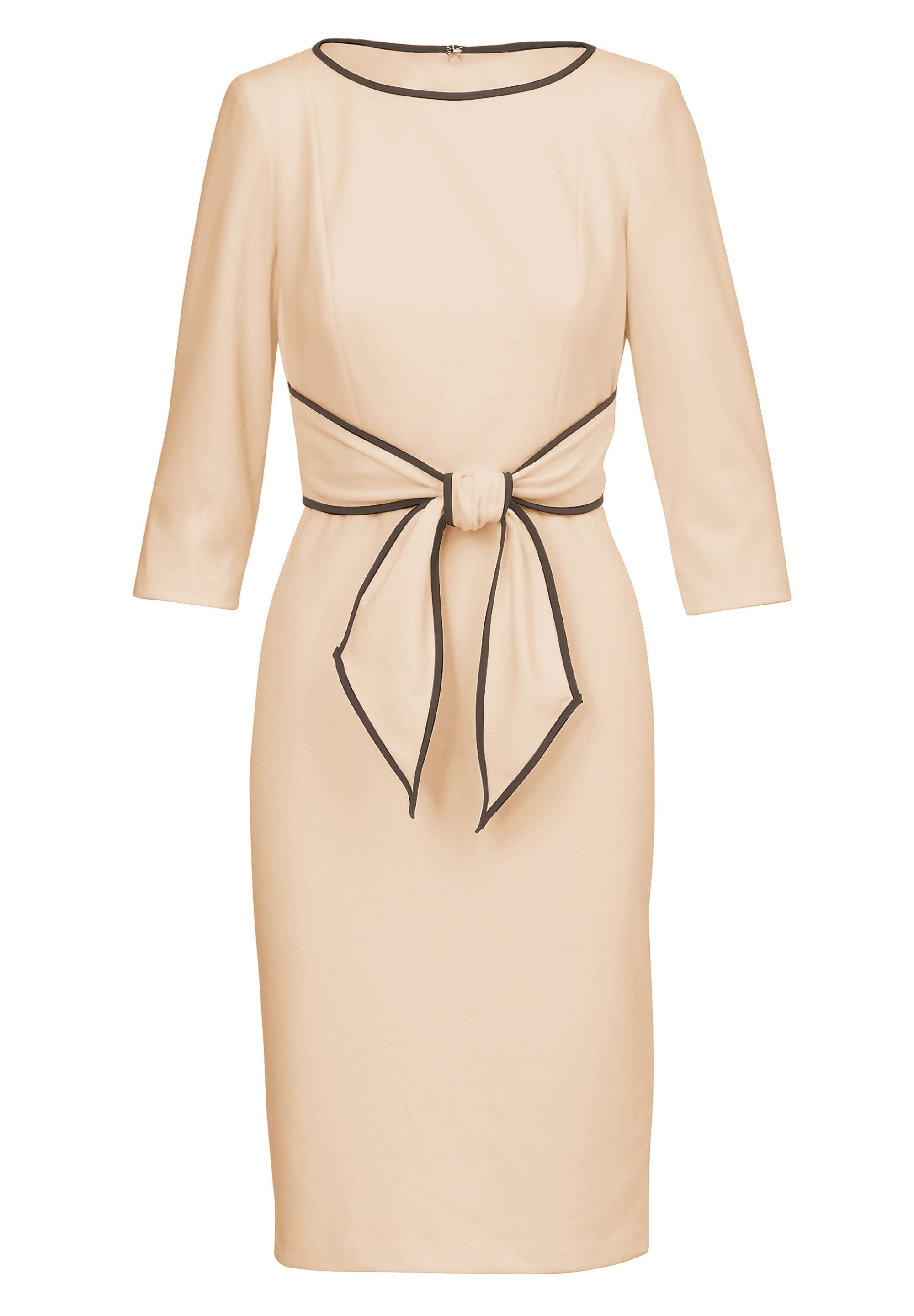 Adrianna Papell Business-Kostüm Tipped Crepe Tie Dress, Modern, tipped shea günstig online kaufen