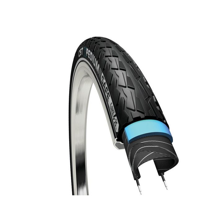 Fahrradreifen Reifen CST Xpedium Safe 28x1 5/8 x 1 3/8" 37-622 schwarz Reflex
