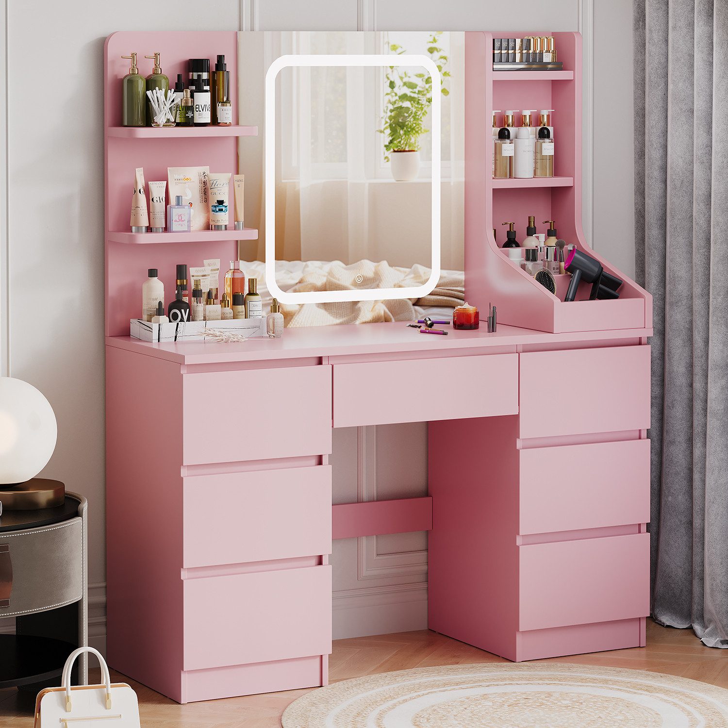 HOMALL Schminktisch Schminktisch mit Spiegel und günstig online kaufen