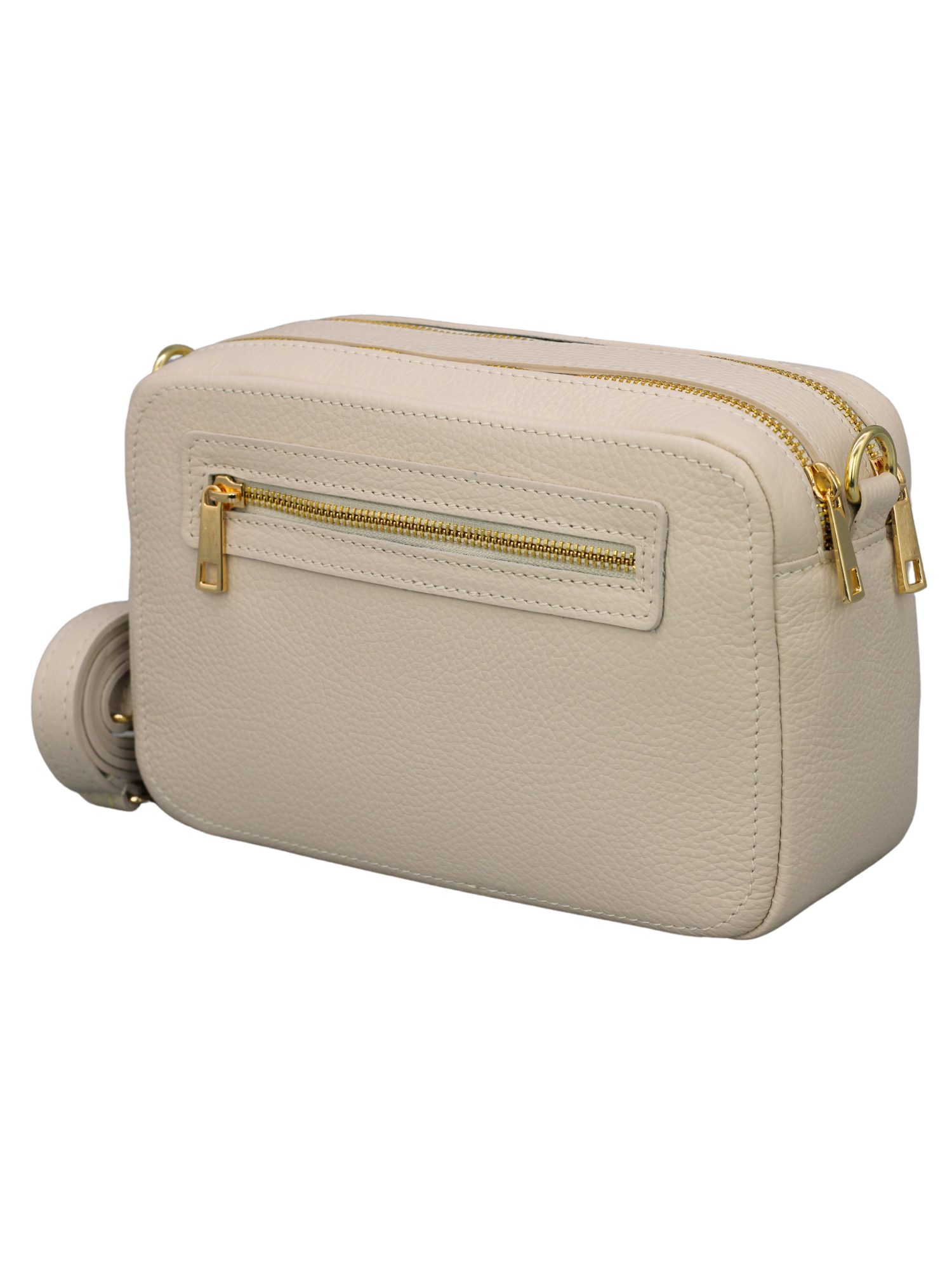 Adel Bags Schultertasche GALA aus echtem Leder, Umhängetasche für Damen mit 2 Riemen, echtes Leder, hergestellt in Italien