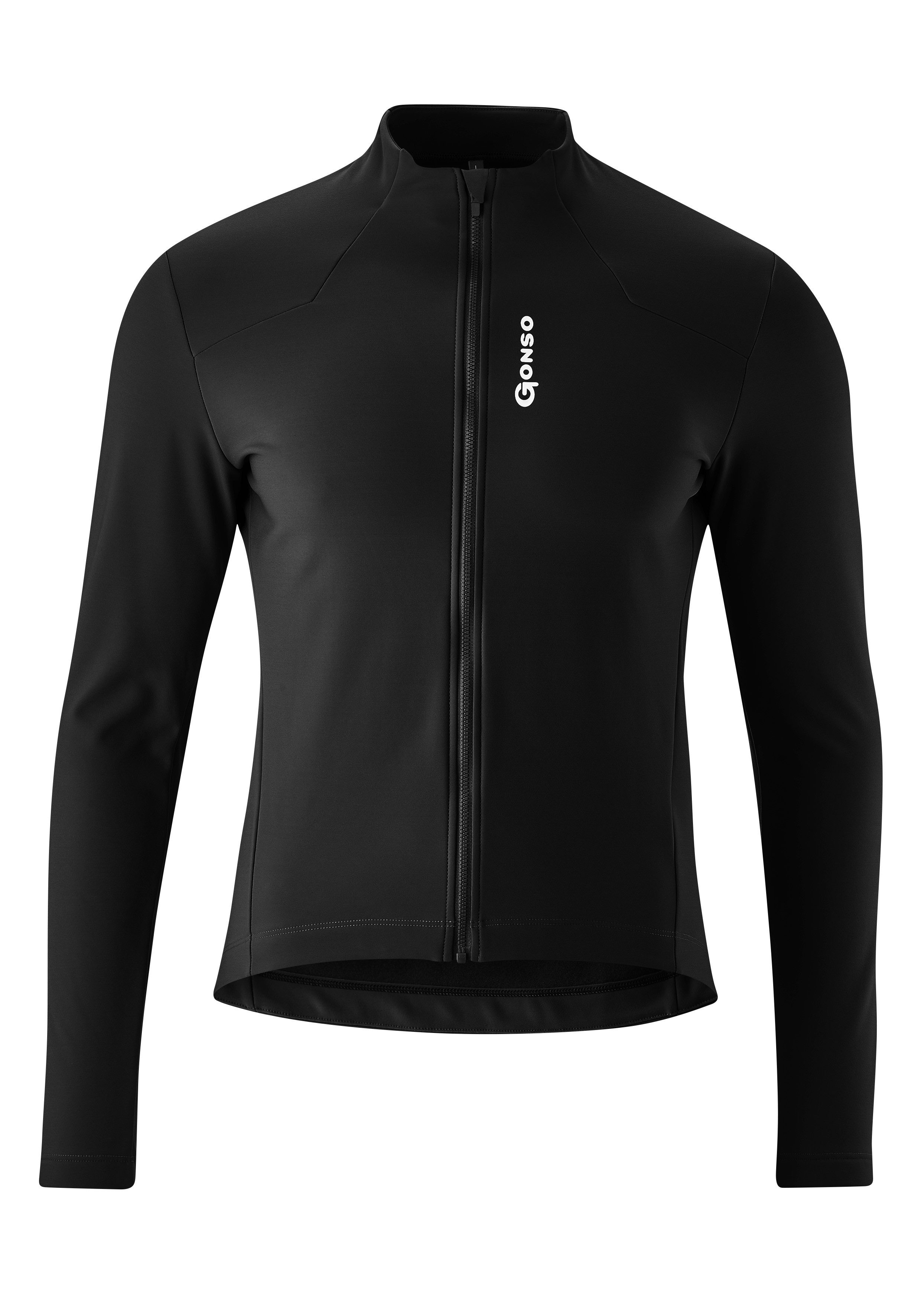 Gonso Radtrikot SITIVO TRIKOT THERM M Herren Fahrradtrikot langarm, isolierendes Full-Zip Trikot, Tight Fit