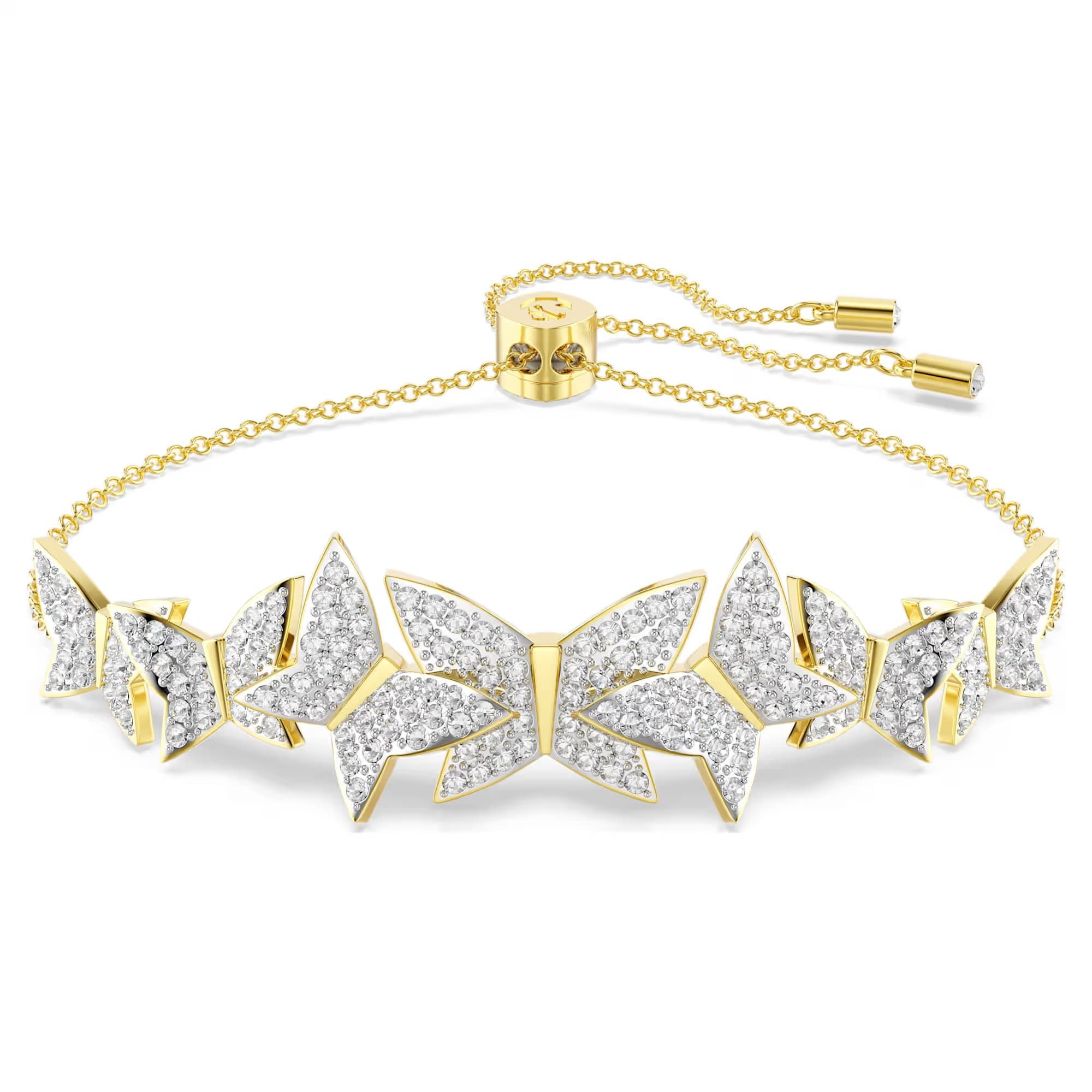 Armband Swarovski Armband Idyllia Lilia 5736072 Schmetterling. Gold plattiert