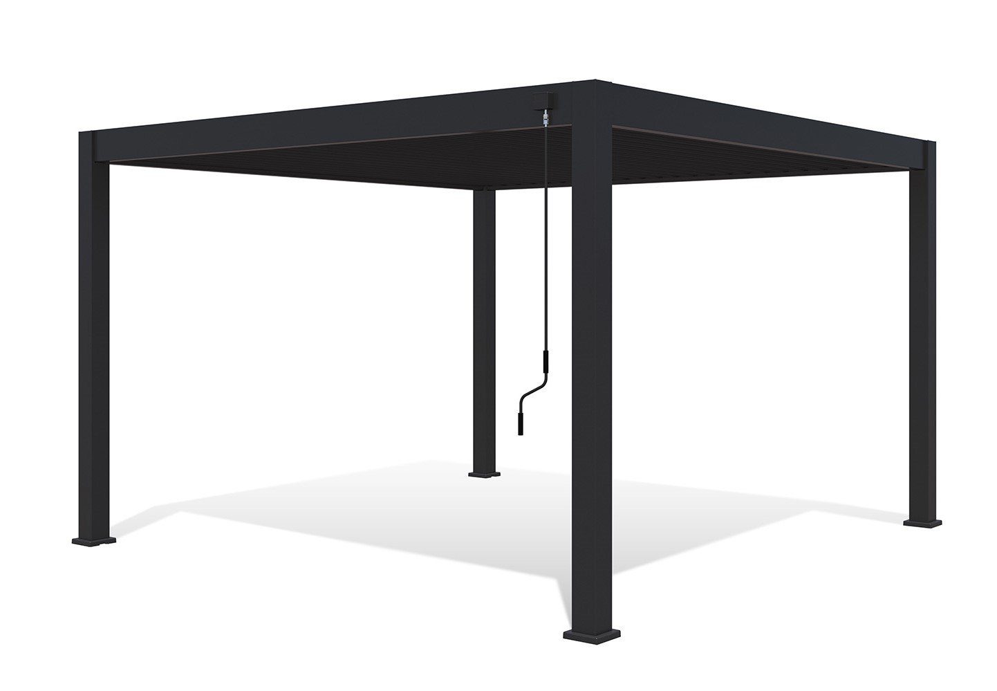 Weide Pergola Deluxe VollAlu Pavillon 4 x 4 M anthrazit Pergola