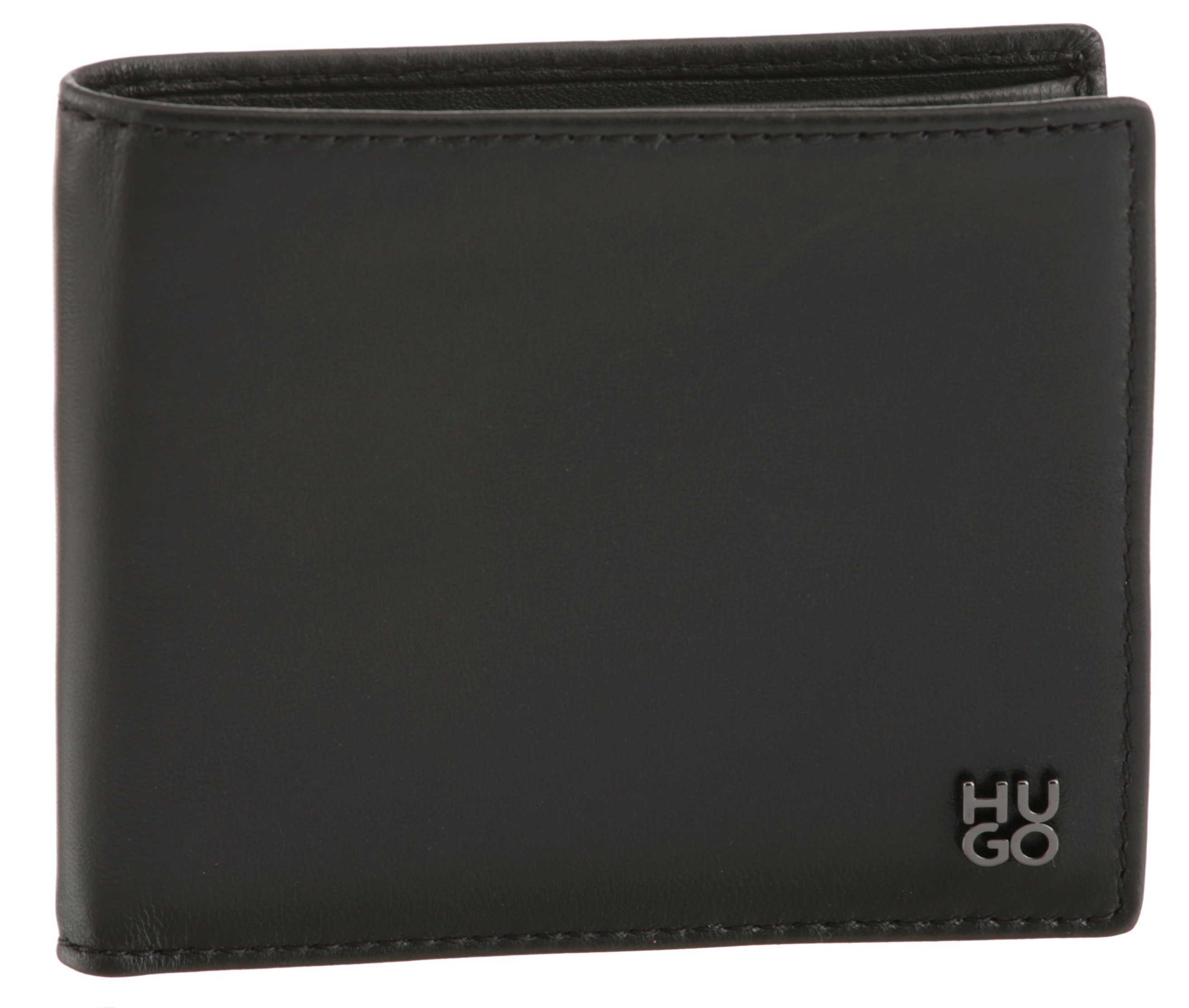 HUGO Geldbörse HUGO stck_8 cc, Wallet, Geldbeutel, zertifiziertes Leder (Leather Working Group)