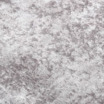 Teppich Teppich Waschbar 80x150 cm Grau Rutschfest, vidaXL, Rechteckig