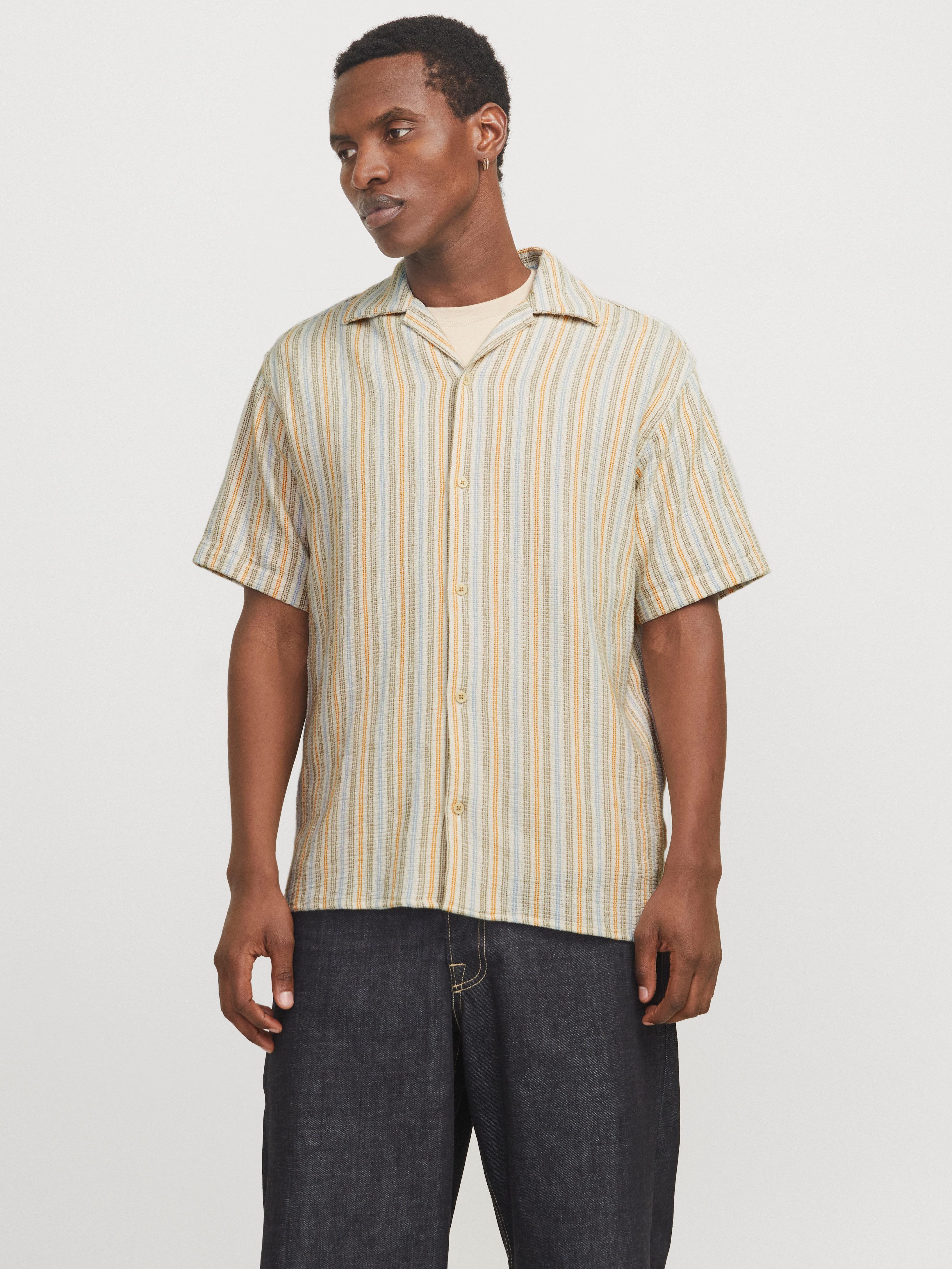 Jack & Jones Kurzarmhemd JORCOBA STRIPE günstig online kaufen