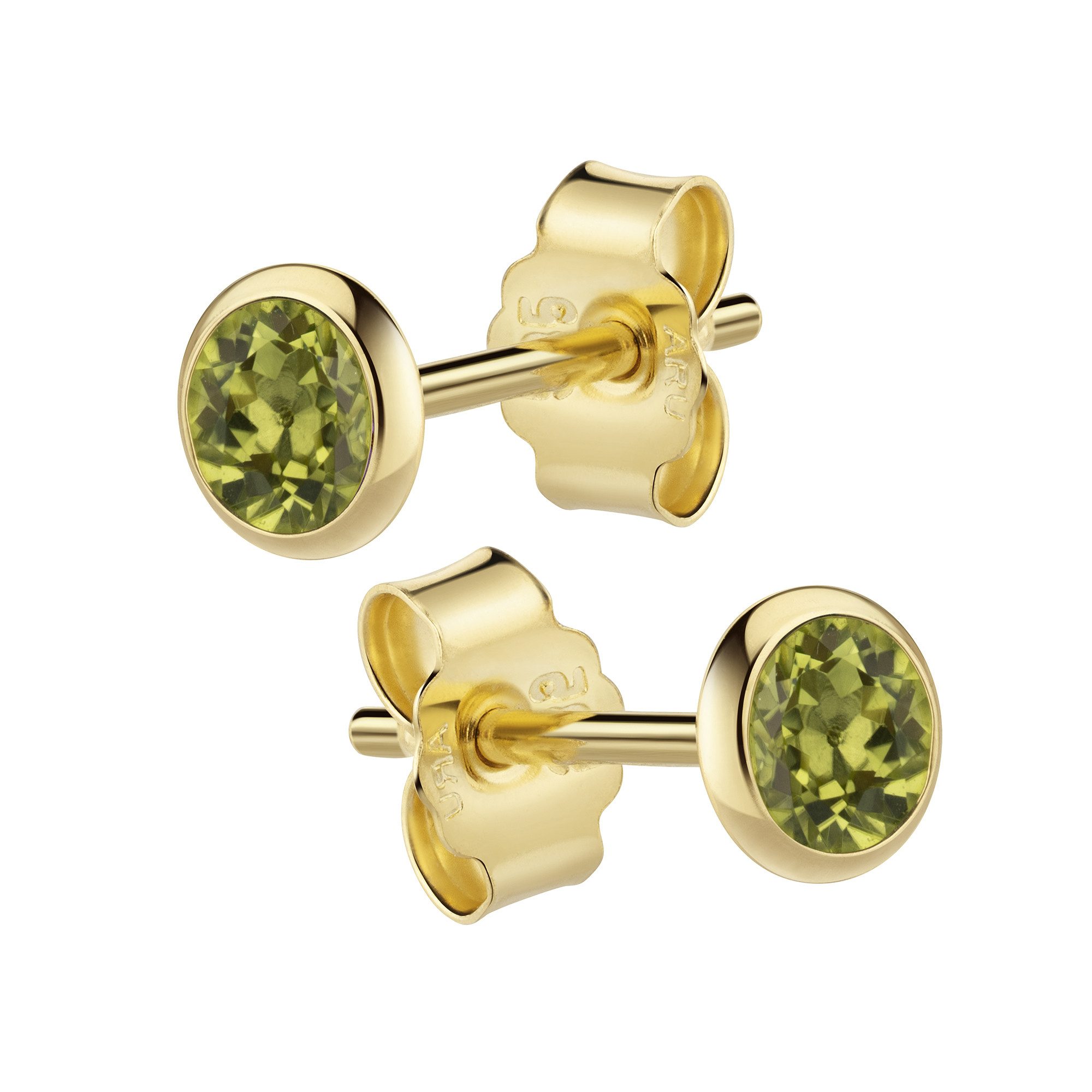 Vivance Paar Ohrstecker 585/- Gelbgold Peridot günstig online kaufen