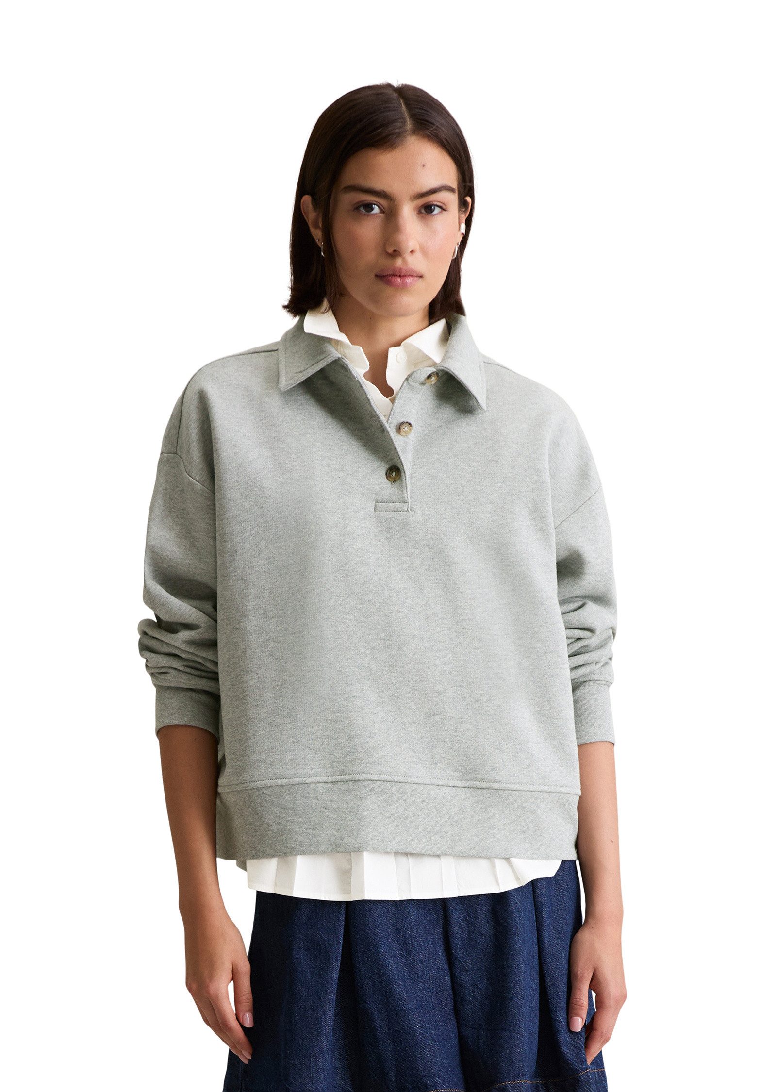 Marc O'Polo DENIM Sweatshirt aus reiner günstig online kaufen