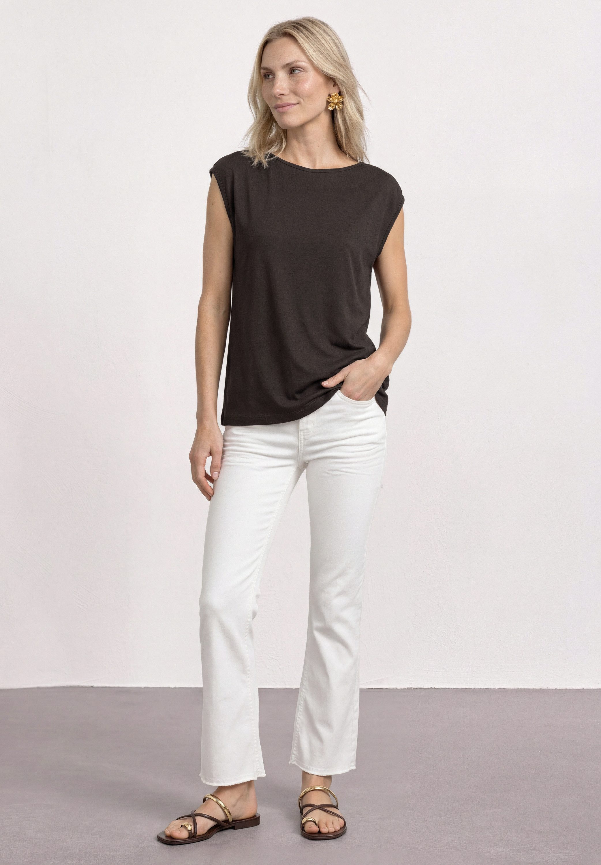 STREET ONE T-Shirt mit U-Boot-Ausschnitt – Bild 3 von 5
