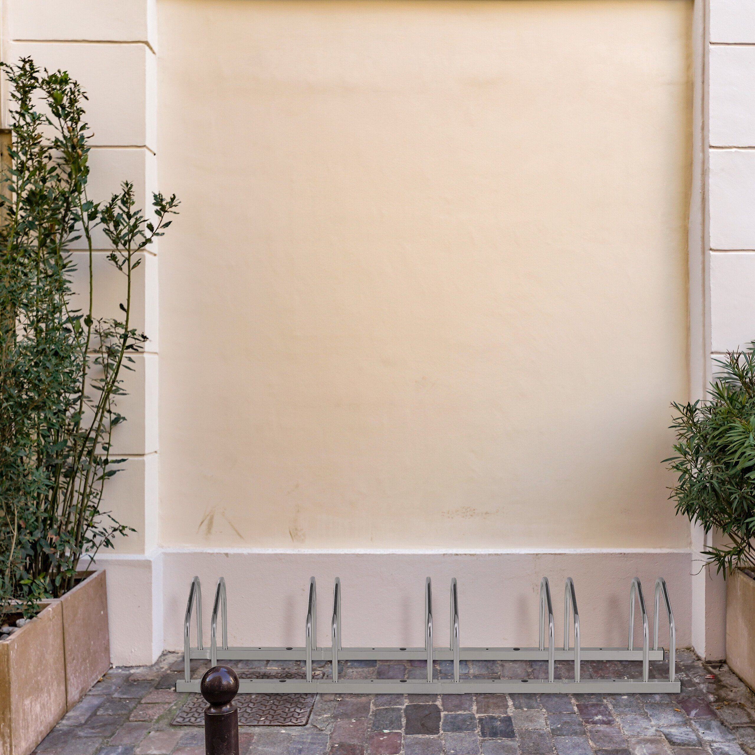 relaxdays Fahrradständer für 5 Fahrräd