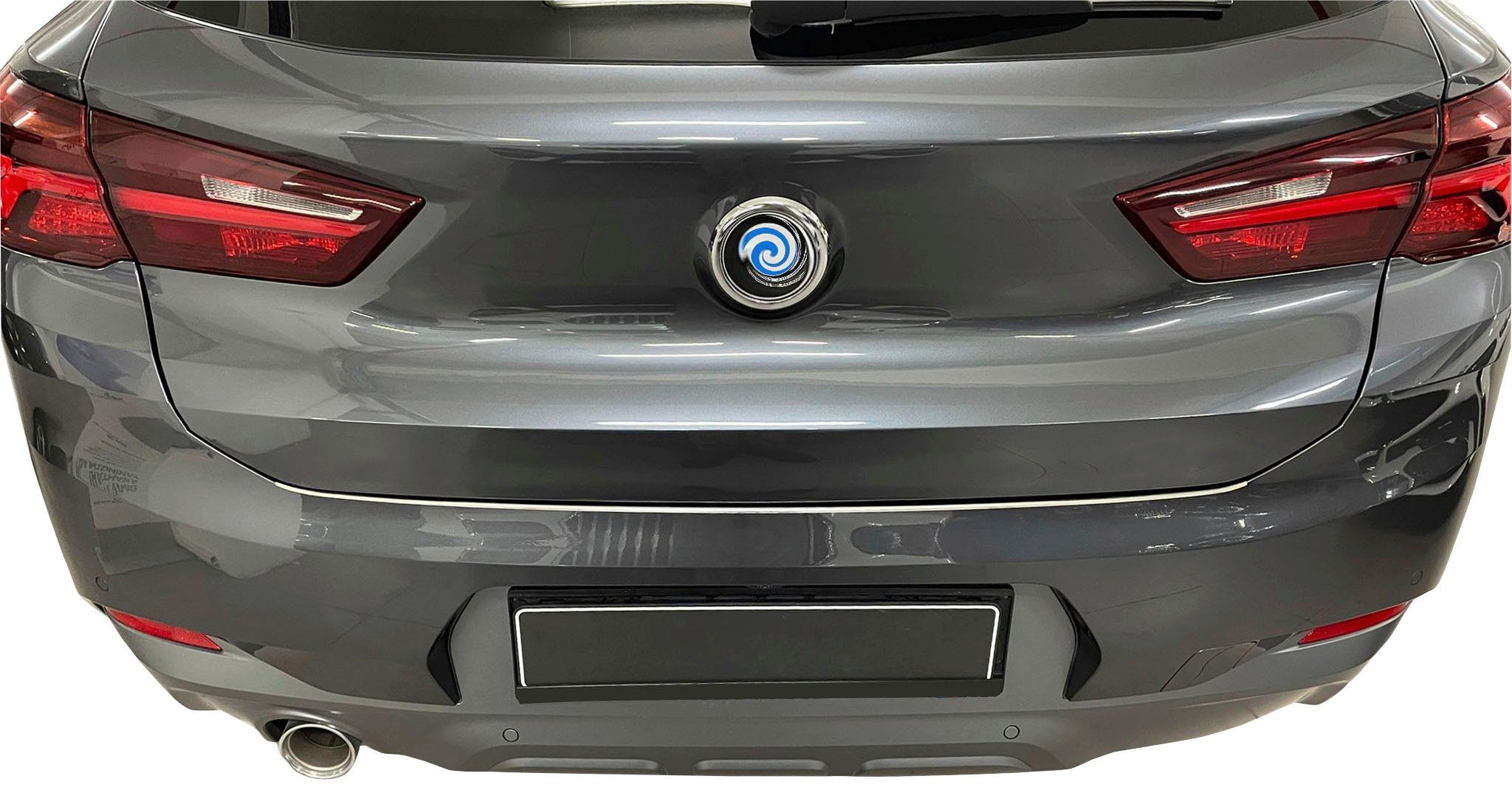 chrom für BMW 2017, poliert RECAMBO ab Edelstahl X2, Typ Zubehör F39, Ladekantenschutz,
