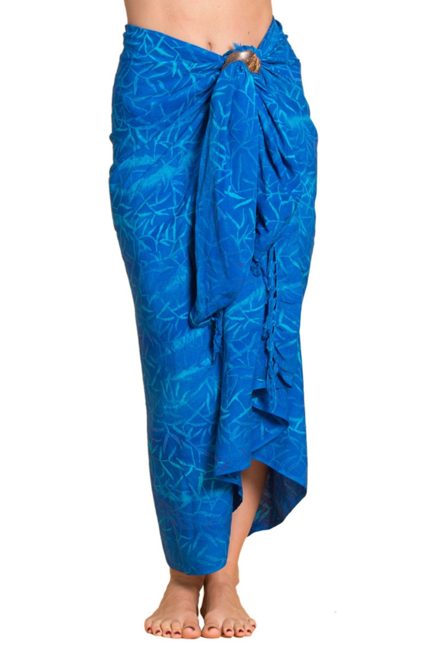 PANASIAM Sarong Pareo Tuch aus Viskose - blickdichtes Unisex Strandtuch & Wickelkleid, Viskose, in Größe L & XL - Wickelrock oder Bikini Cover-up für Damen & Herren