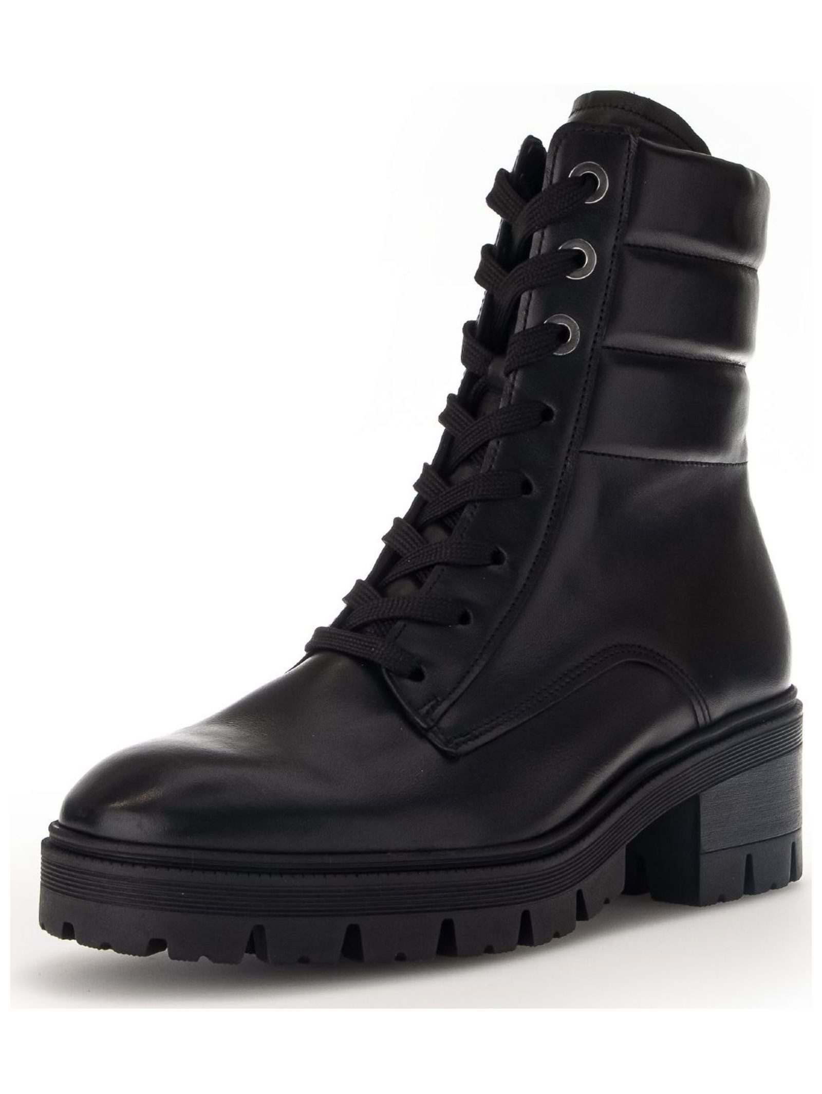 Gabor Comfort Stiefelette Glattleder Schnürstiefelette