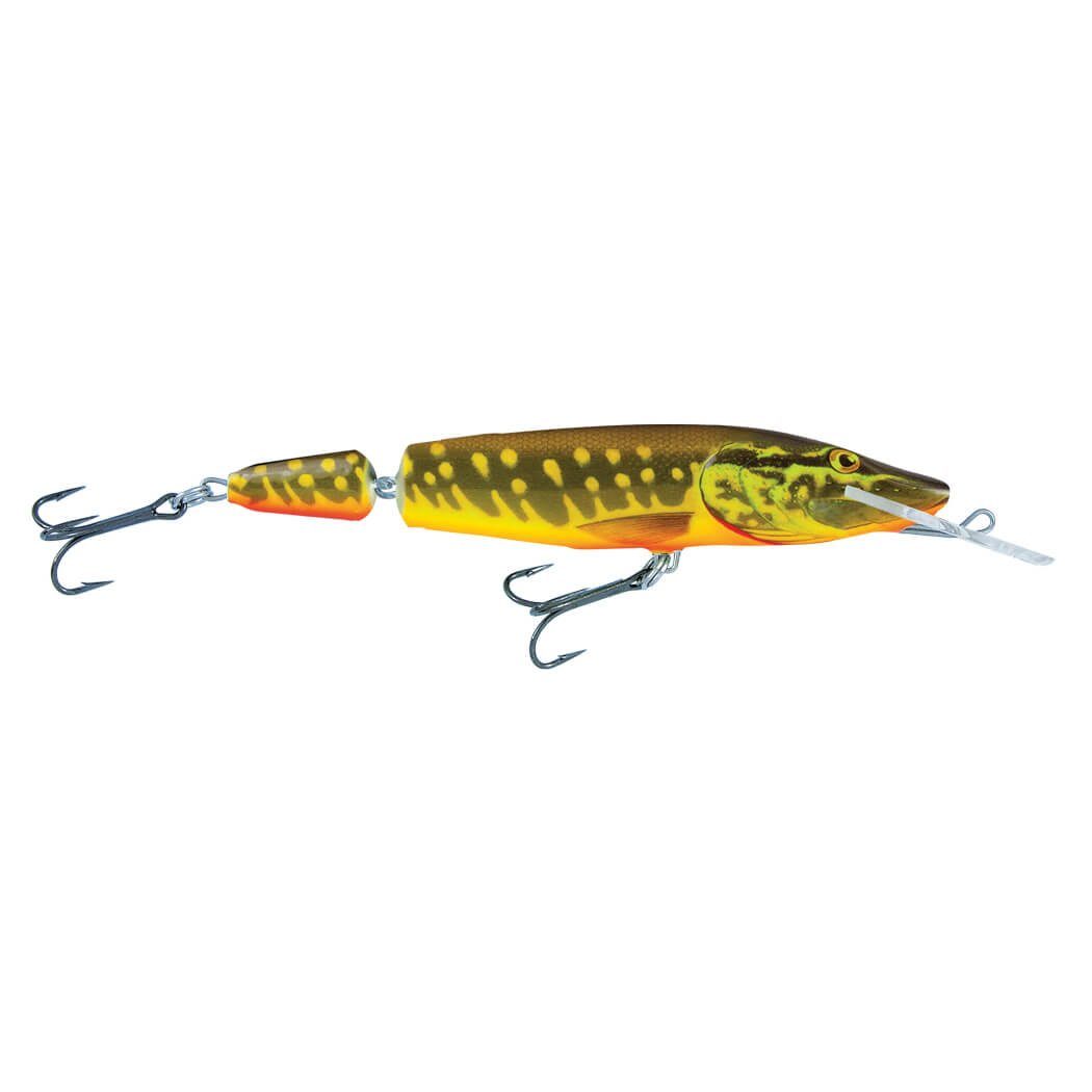 Salmo Kunstköder Salmo Pike Jointed Wobbler Hot Pike HPE, (1-St)