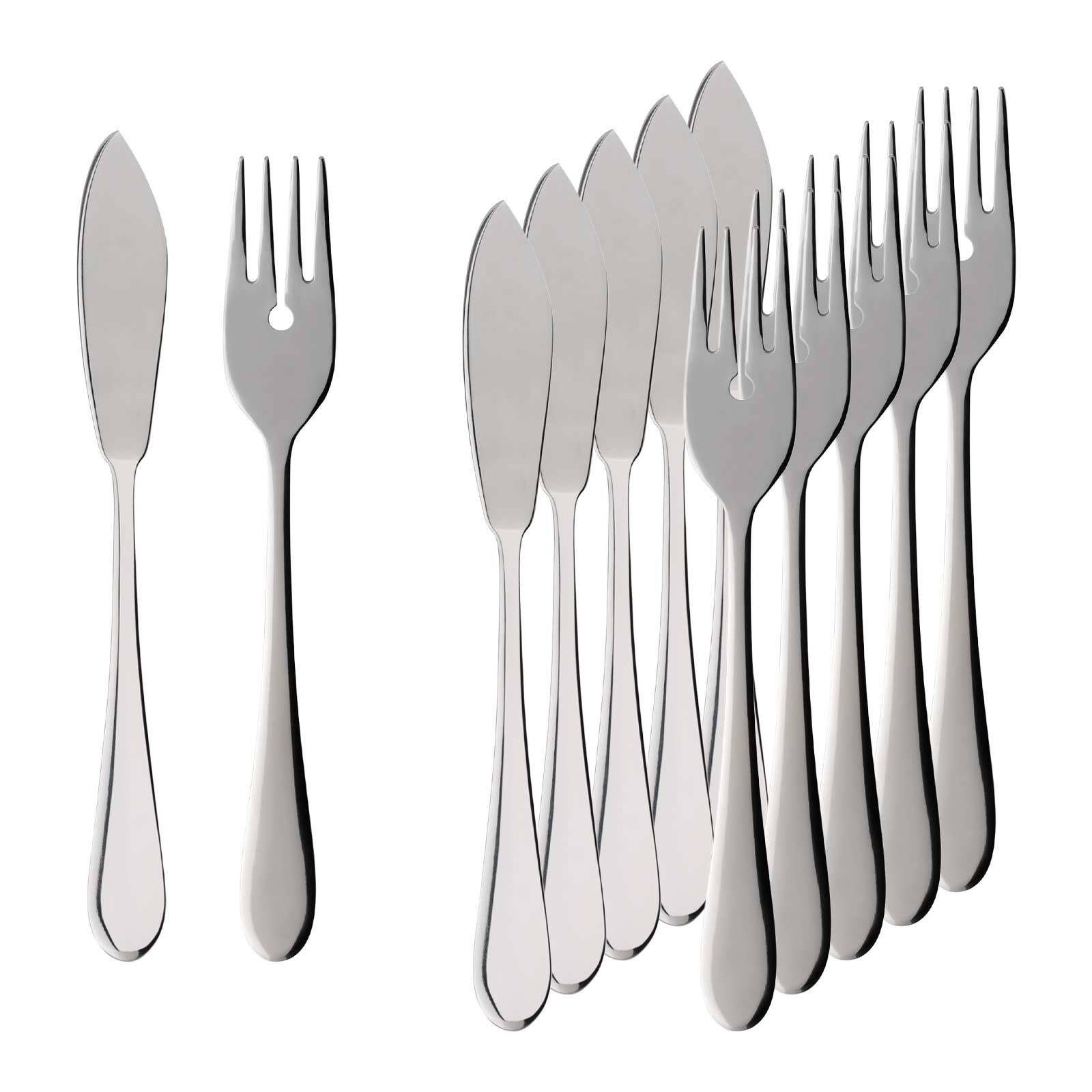 Villeroy & Boch Oscar Fischbesteck 60er Set (12-tlg), 6 Personen
