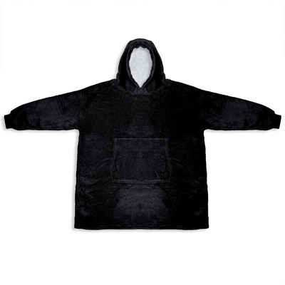 Intirilife Kapuzenpullover (1-tlg) Übergroße Sherpa Hoodie Decke Kuschel Pullover Sweatshirt Unisex