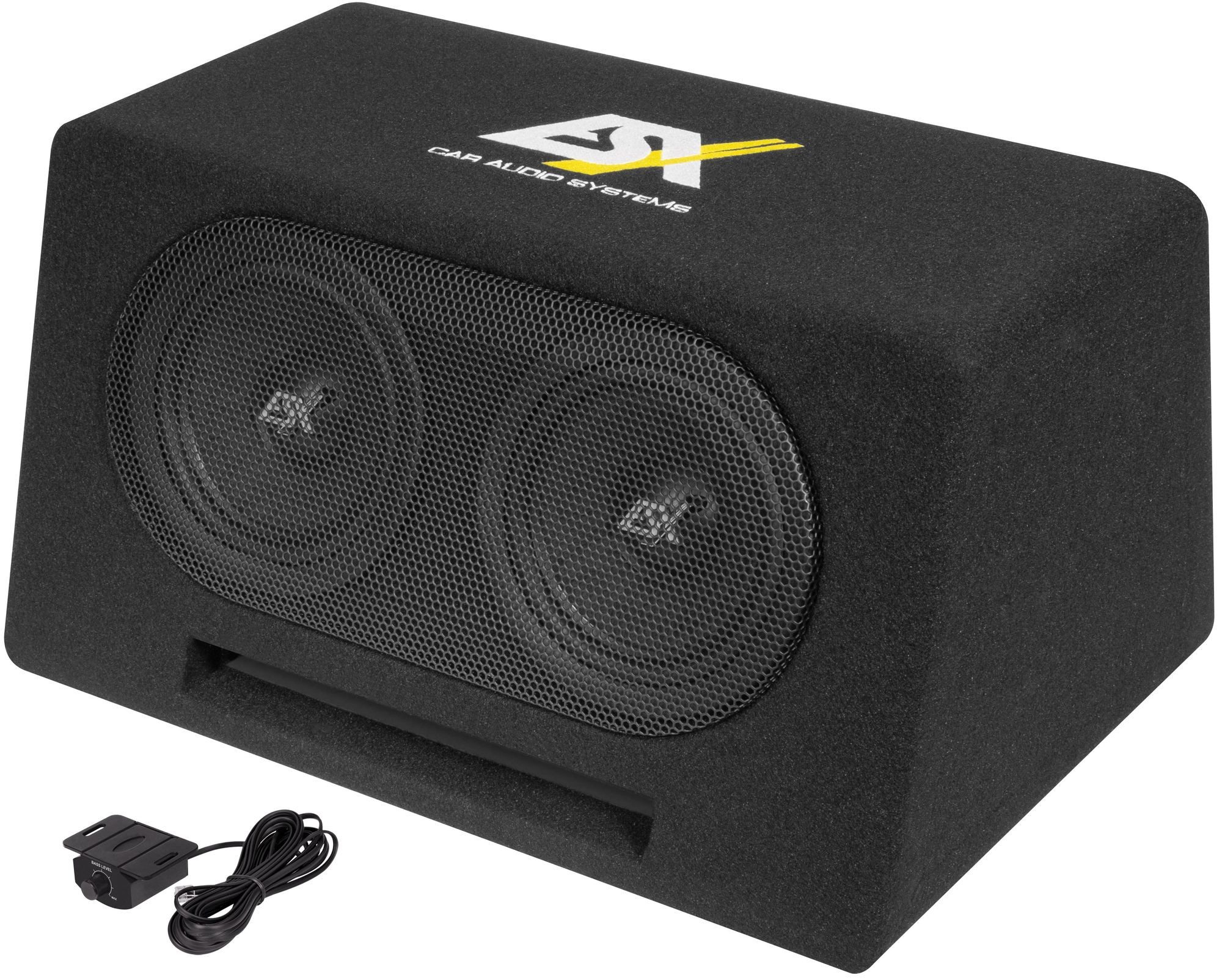ESX DBX206A 2 x 16,5 cm (6.5) Dual-Aktiv-Subwoofer-System (Bassreflex) Auto-Subwoofer (225 W, max.: W cm)