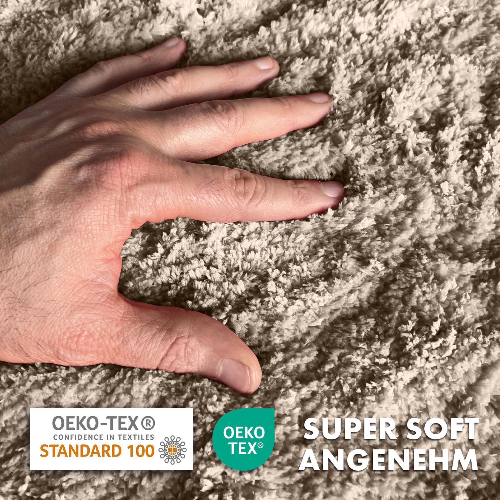 Floordirekt Badematte Sky, rutschhemmend, Pflegeleicht, Polyester, günstig online kaufen