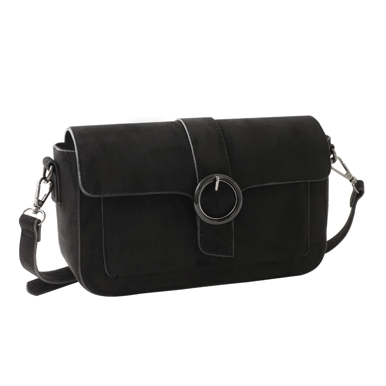 MARCO TOZZI Umhängetasche, Damen Schultertasche, Handtasche mit modischer Zierschnalle